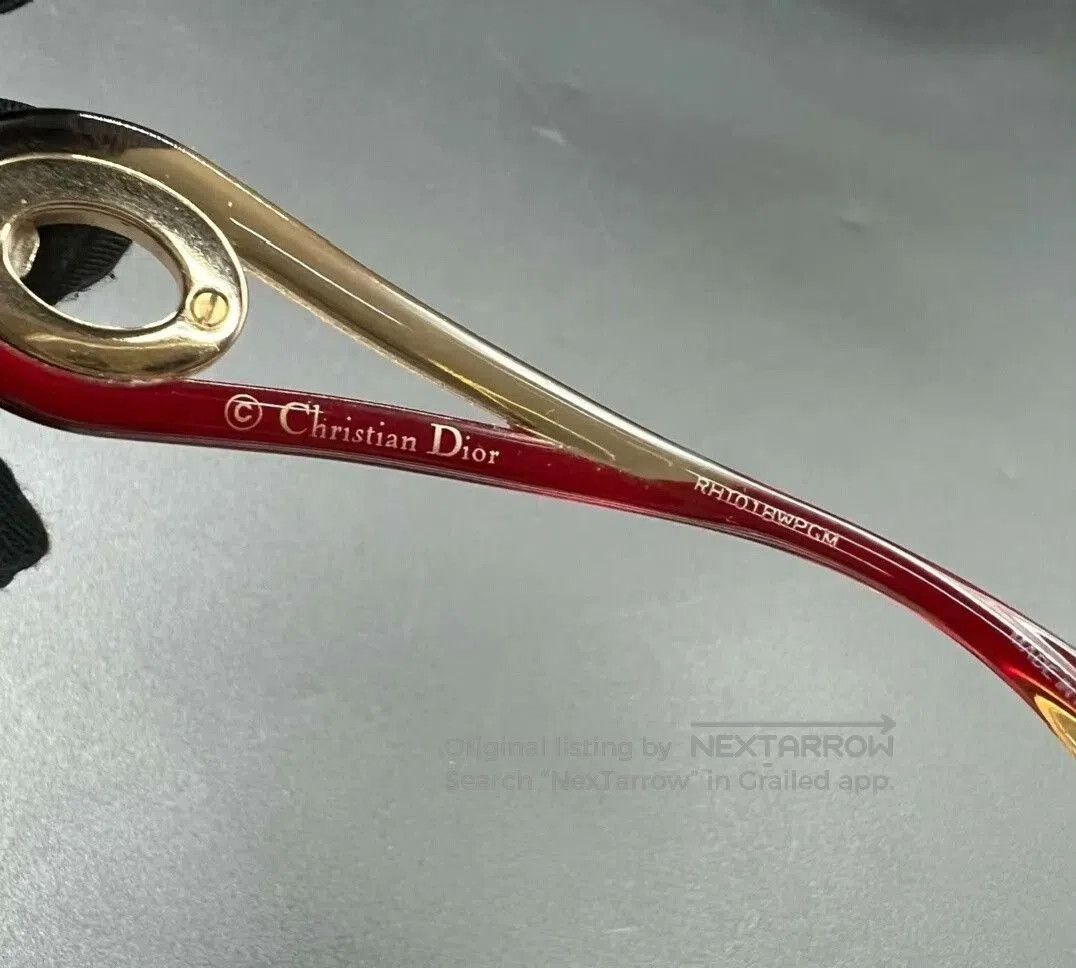 Dior Dior Sunglasses Red Colorway. Size ONE SIZE - 4 Thumbnail