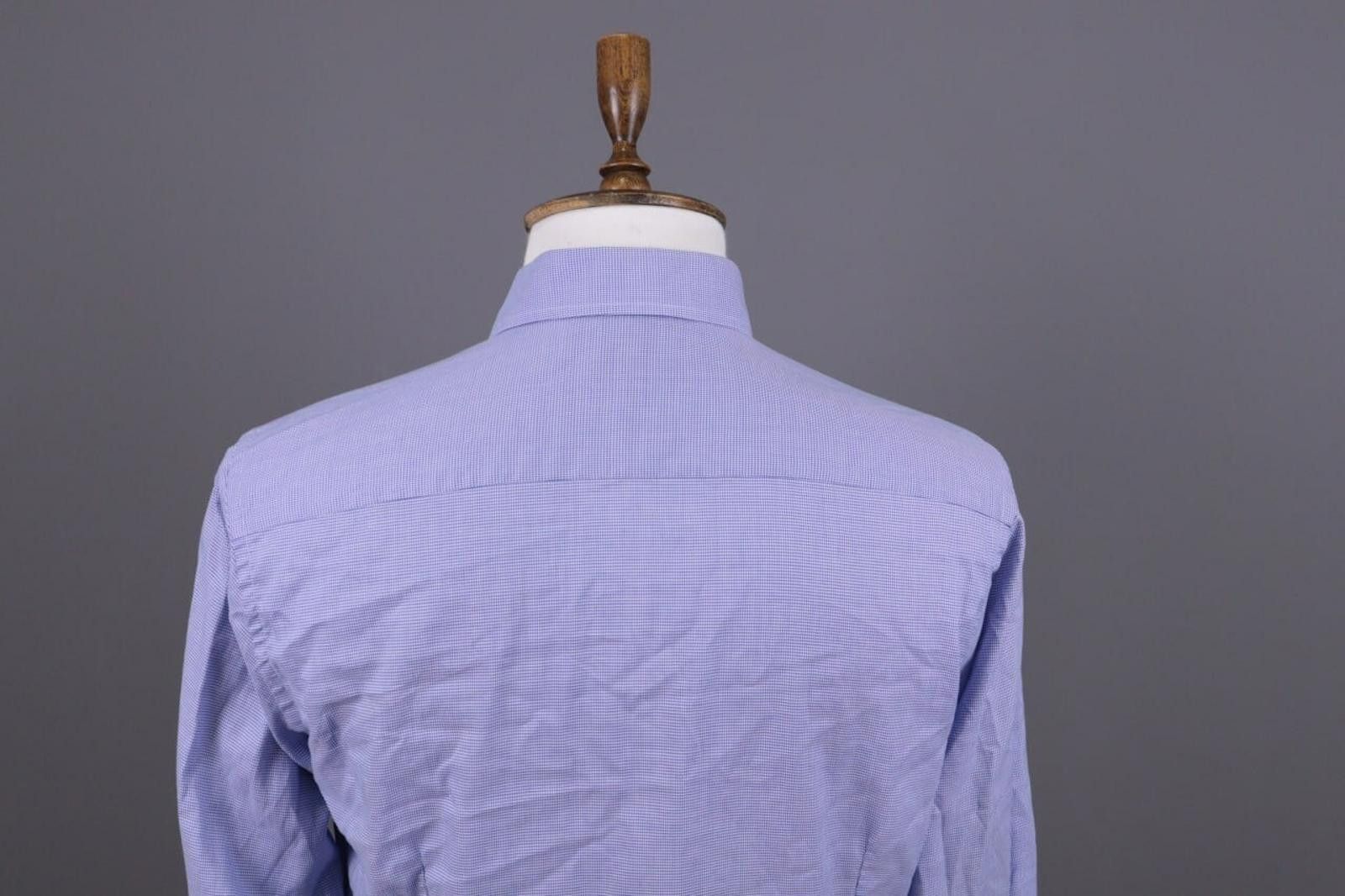 Eton Eton Slim Fit Blue Luxury Dress Shirt Size 16 41 L Size US M / EU 48-50 / 2 - 10 Thumbnail