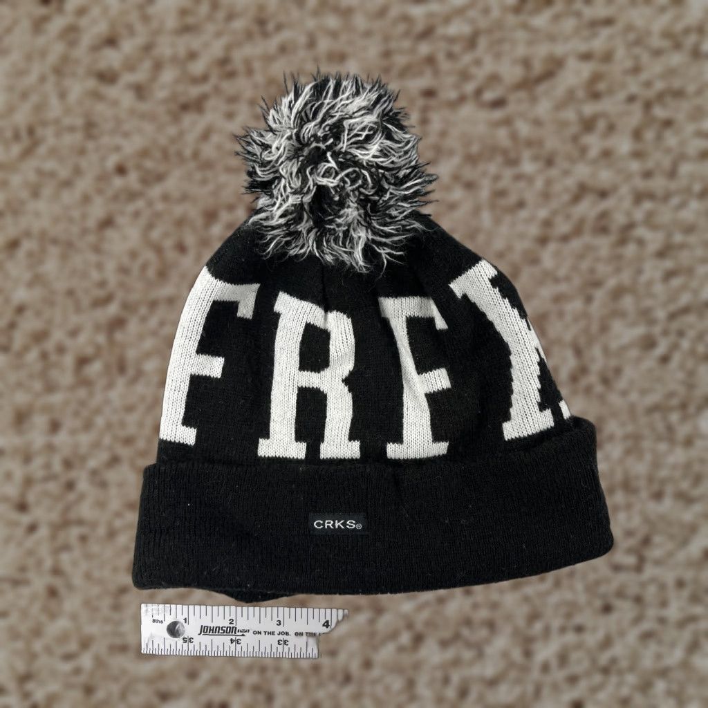 New Era VINTAGE? No — Actually Brand: New Era Crooks & Castles FRFX Beanie Toque Knit Hat Adult One Size Black Acrylic Size ONE SIZE - 1 Thumbnail