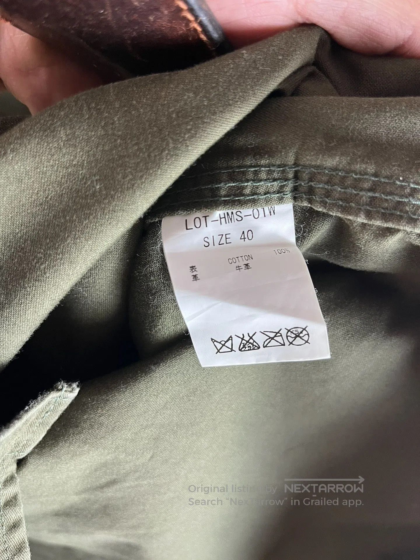 The Flat Head THE FLAT HEAD Military Shirt. Size US XXS / EU 40 - 5 Thumbnail