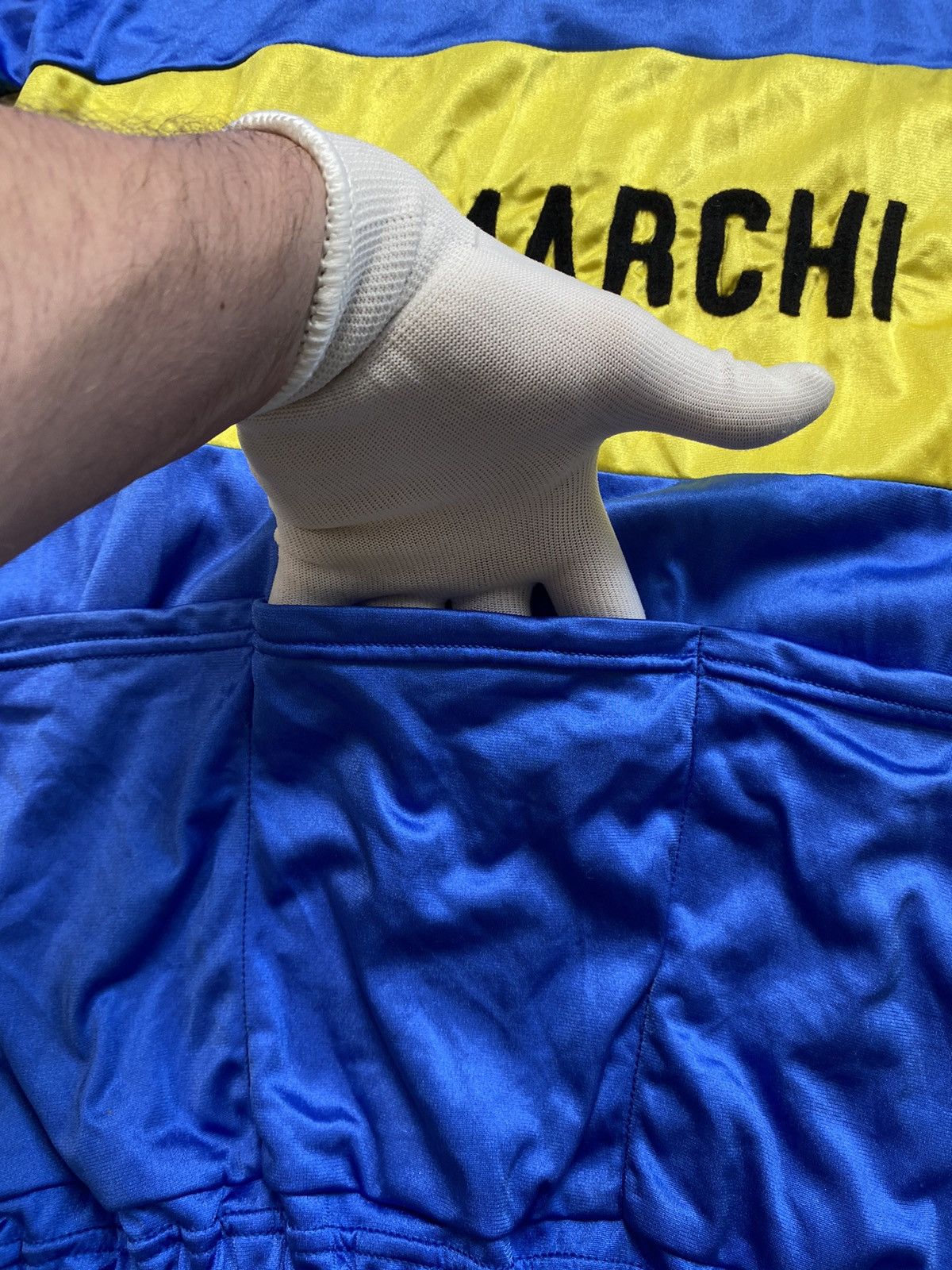 Sports Specialties × Vintage Vintage De Marchi cycling 1/4 zip hoodie big logo Size US M / EU 48-50 / 2 - 13 Thumbnail