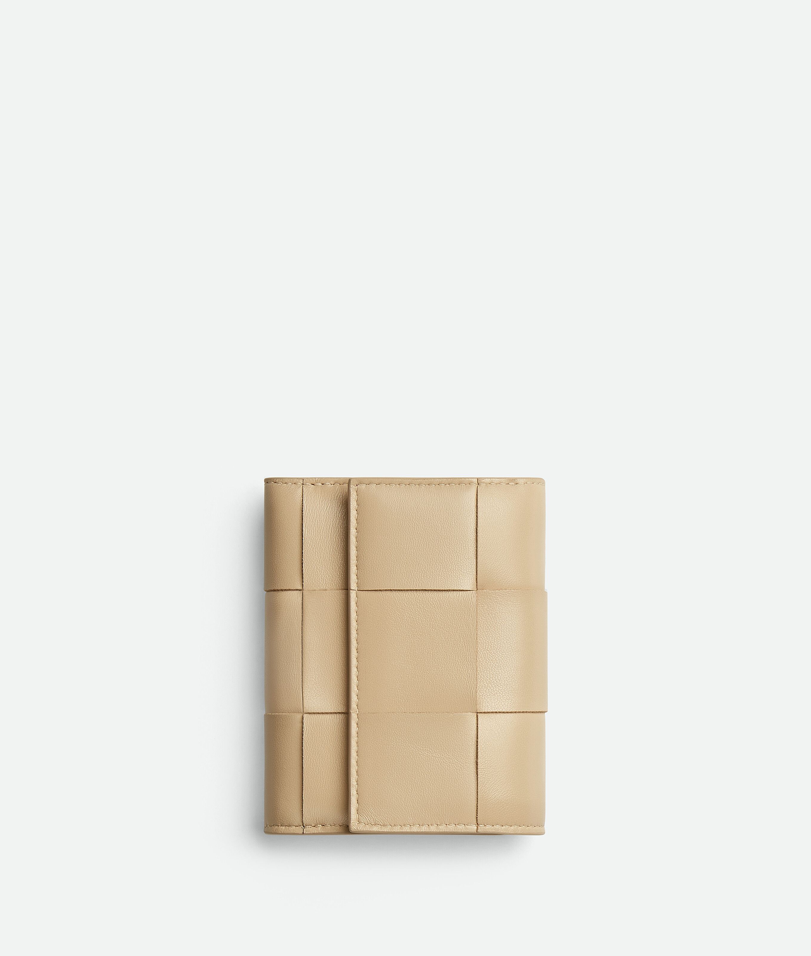 Bottega Veneta o1n1vont0525 Size: OS / Cassette Tri-Fold Zip Wallet Beige Size ONE SIZE - 1 Thumbnail