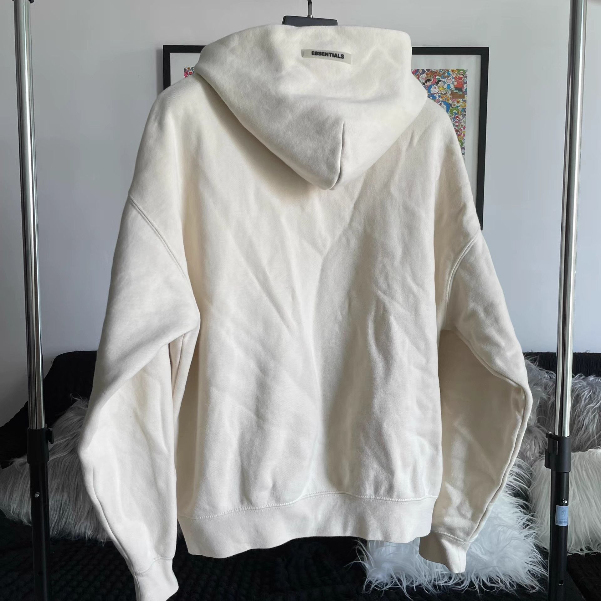 Essentials Essentials Off-White Hoodie Size M Size US M / EU 48-50 / 2 - 2 Thumbnail