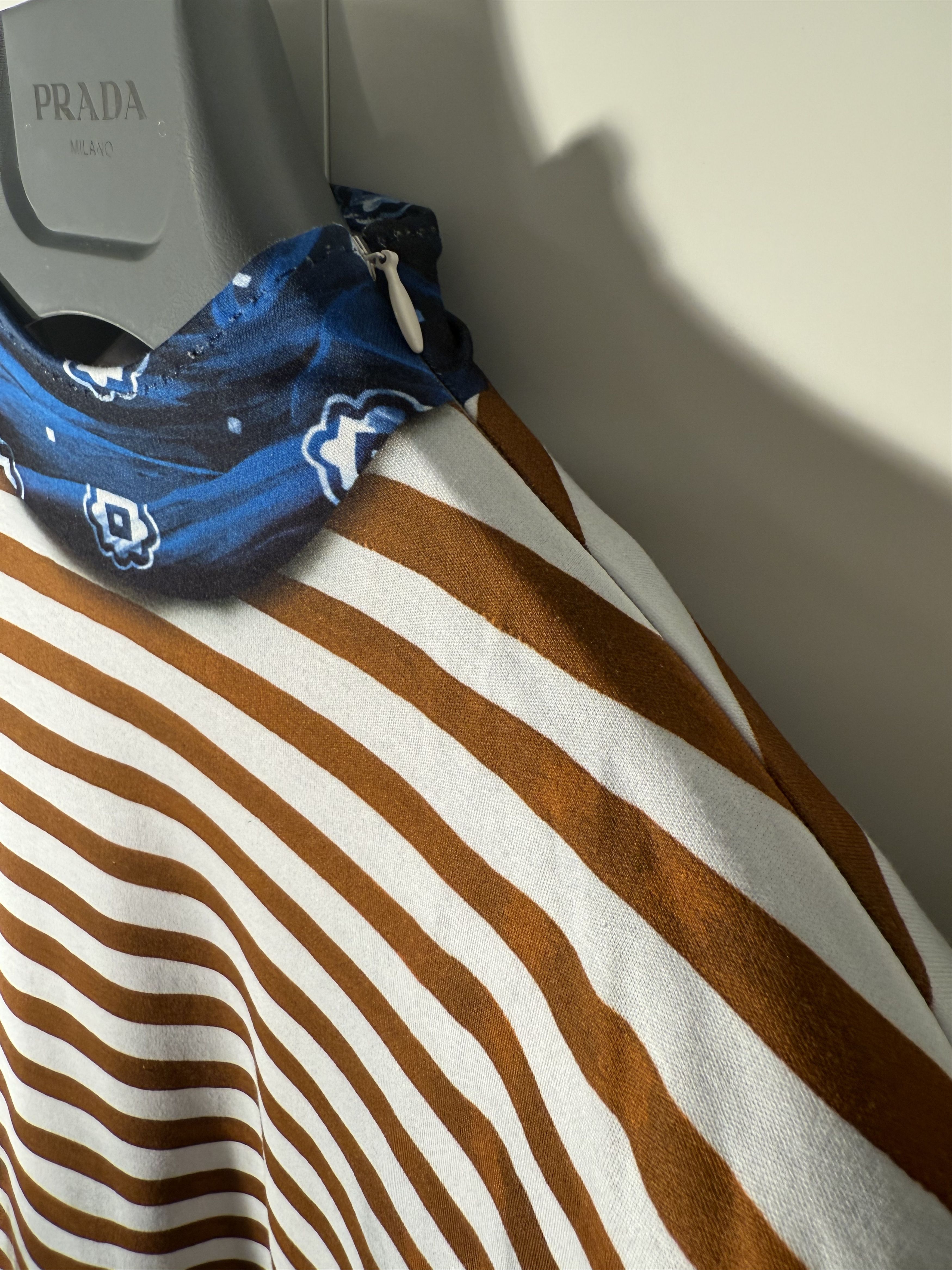 Prada Prada RUNWAY - Trompe L’Oeil Stripe Tee - SPRING 25 Size US S / EU 44-46 / 1 - 7 Thumbnail