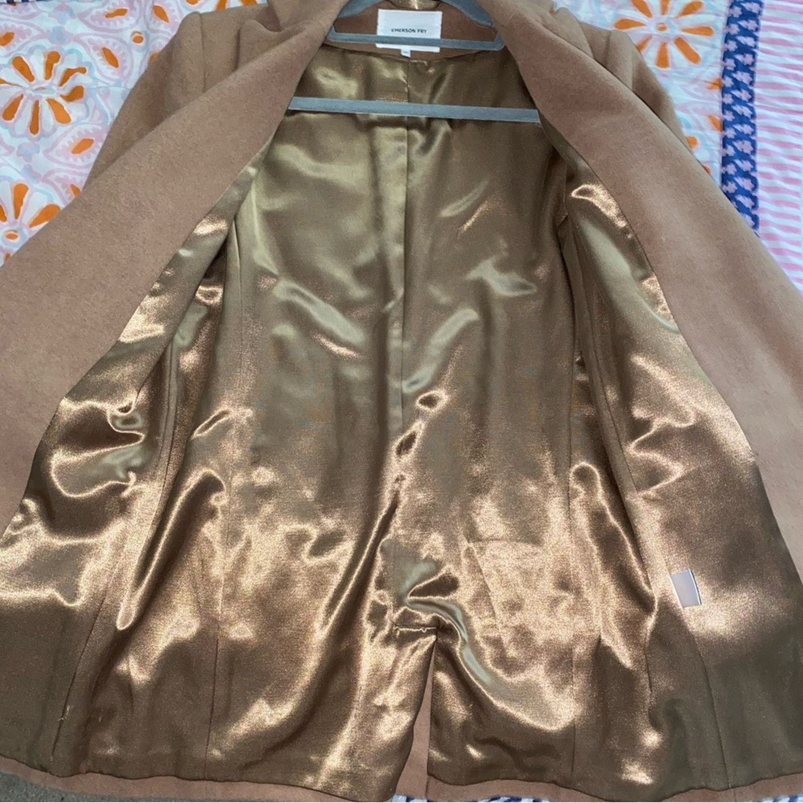 Emerson Fry Emerson Fry $328 JUDE Jacket Camel Wool Cashmere sz 00 NWOT Size XXS / US 00 / IT 34 - 9 Thumbnail
