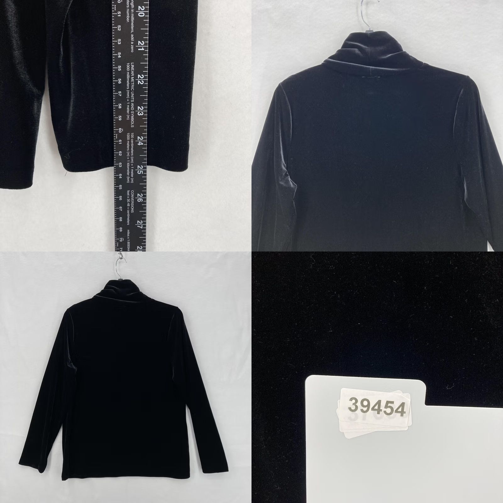 Talbots Talbots Sweater Womens XL Black Velvet Cowl Neck Pullover Long Sleeve Holiday Christmas Party/Cocktail Workwear Size XL / US 12-14 / IT 48-50 - 8 Thumbnail
