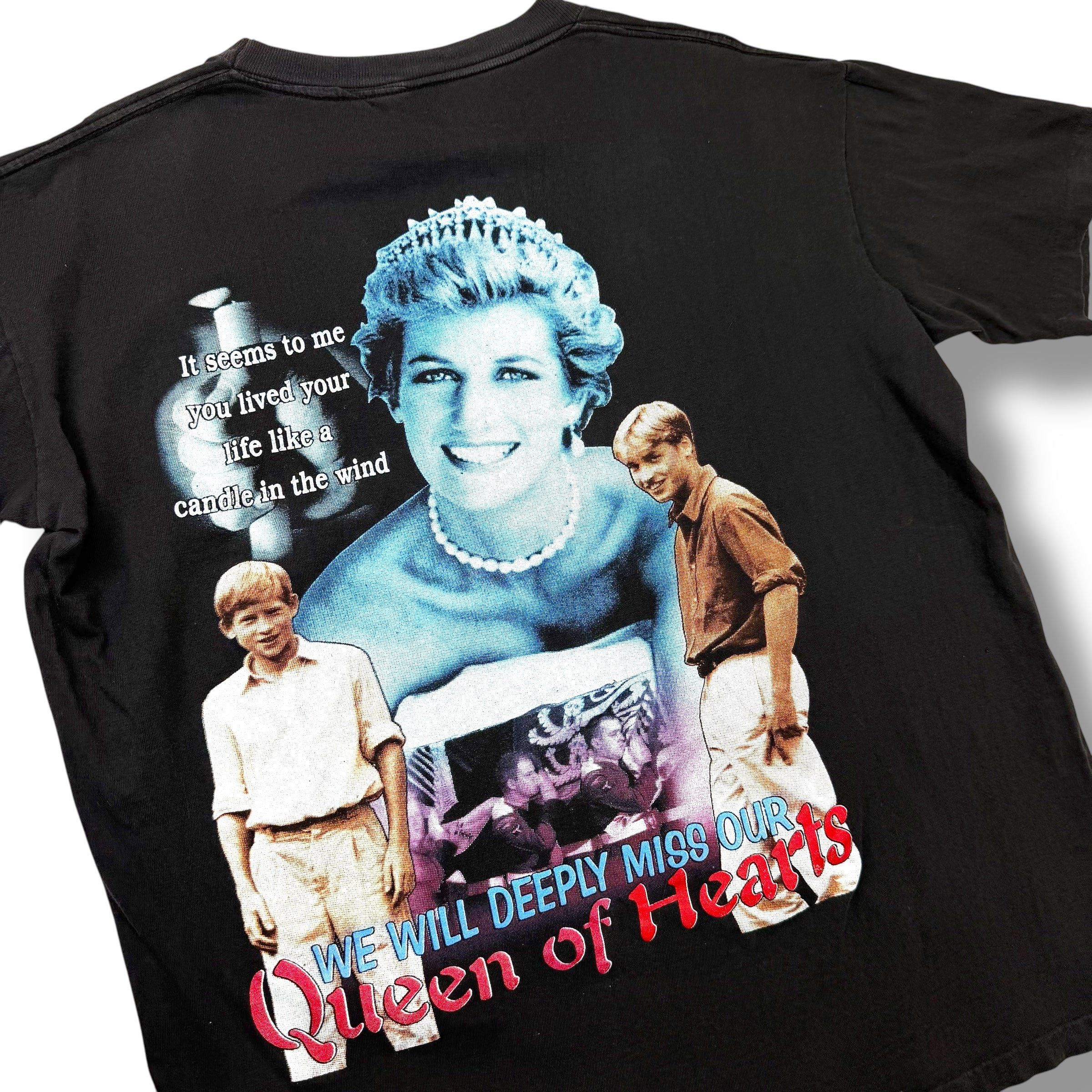 Vintage Vintage 1990's Princess Diana Memorial Tee XL Size US XL / EU 56 / 4 - 4 Thumbnail