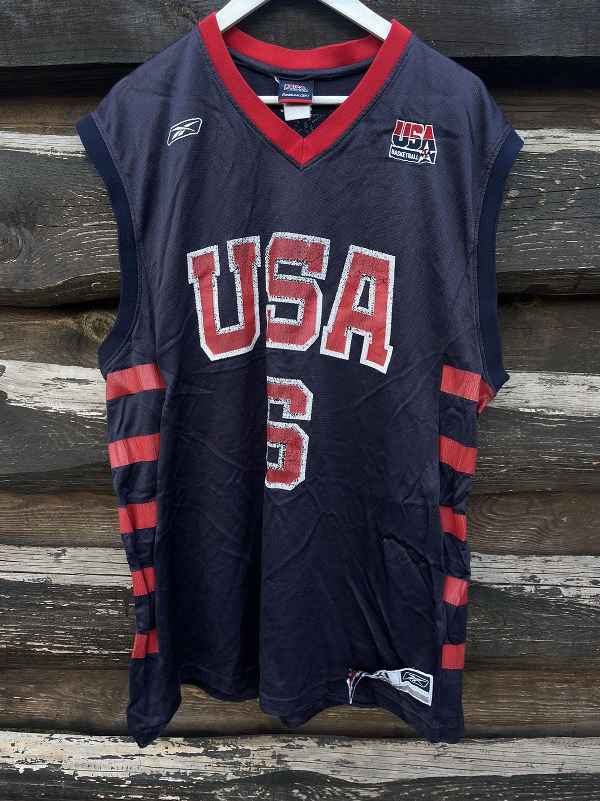 Reebok × Vintage 90’s Reebok USA #6 McGrady basketball jersey vintage Size US XL / EU 56 / 4 - 1 Thumbnail
