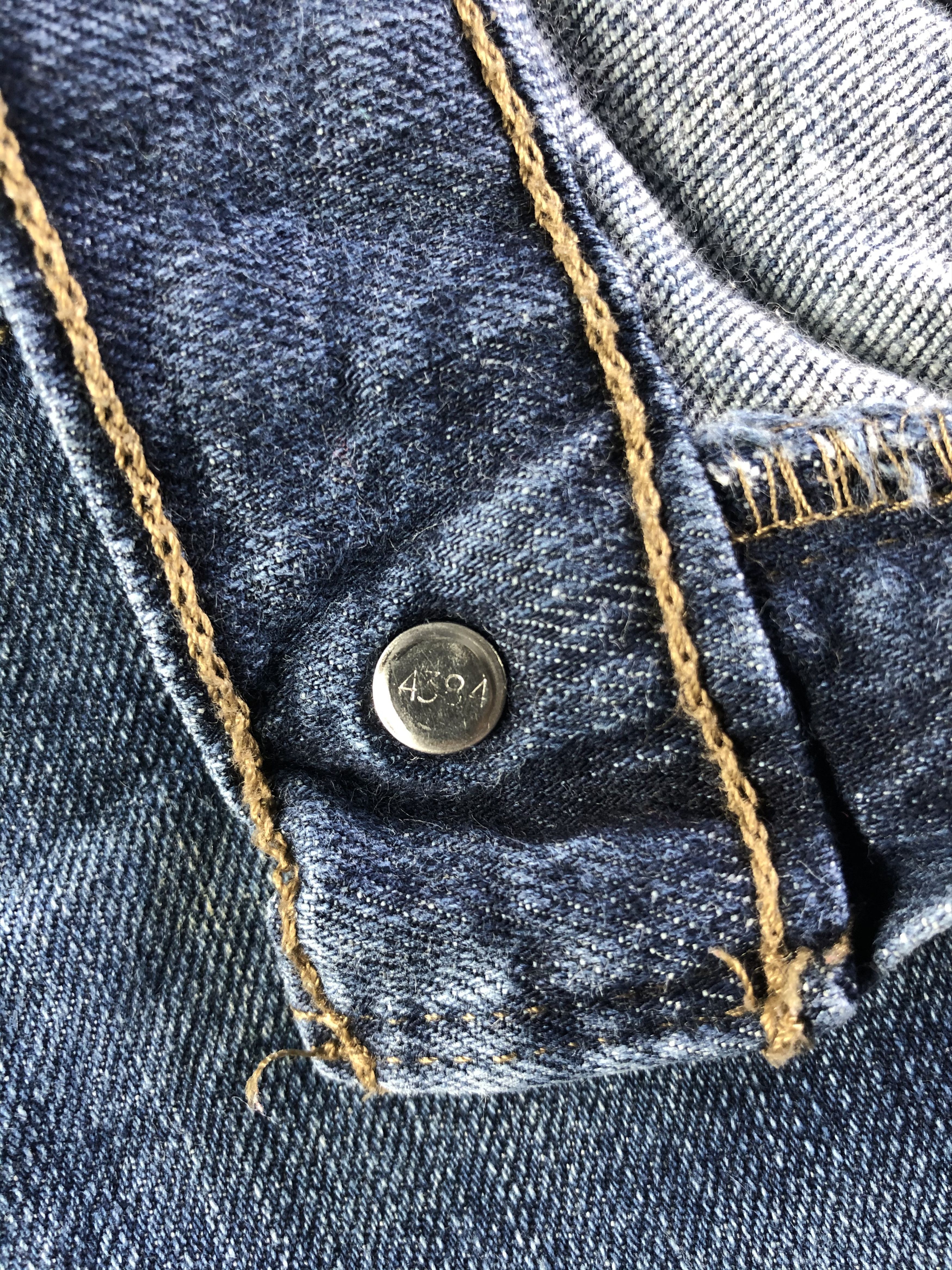 Levi's Vintage Blue Wash Levis 514 Jeans-J4237 Size US 35 - 8 Thumbnail
