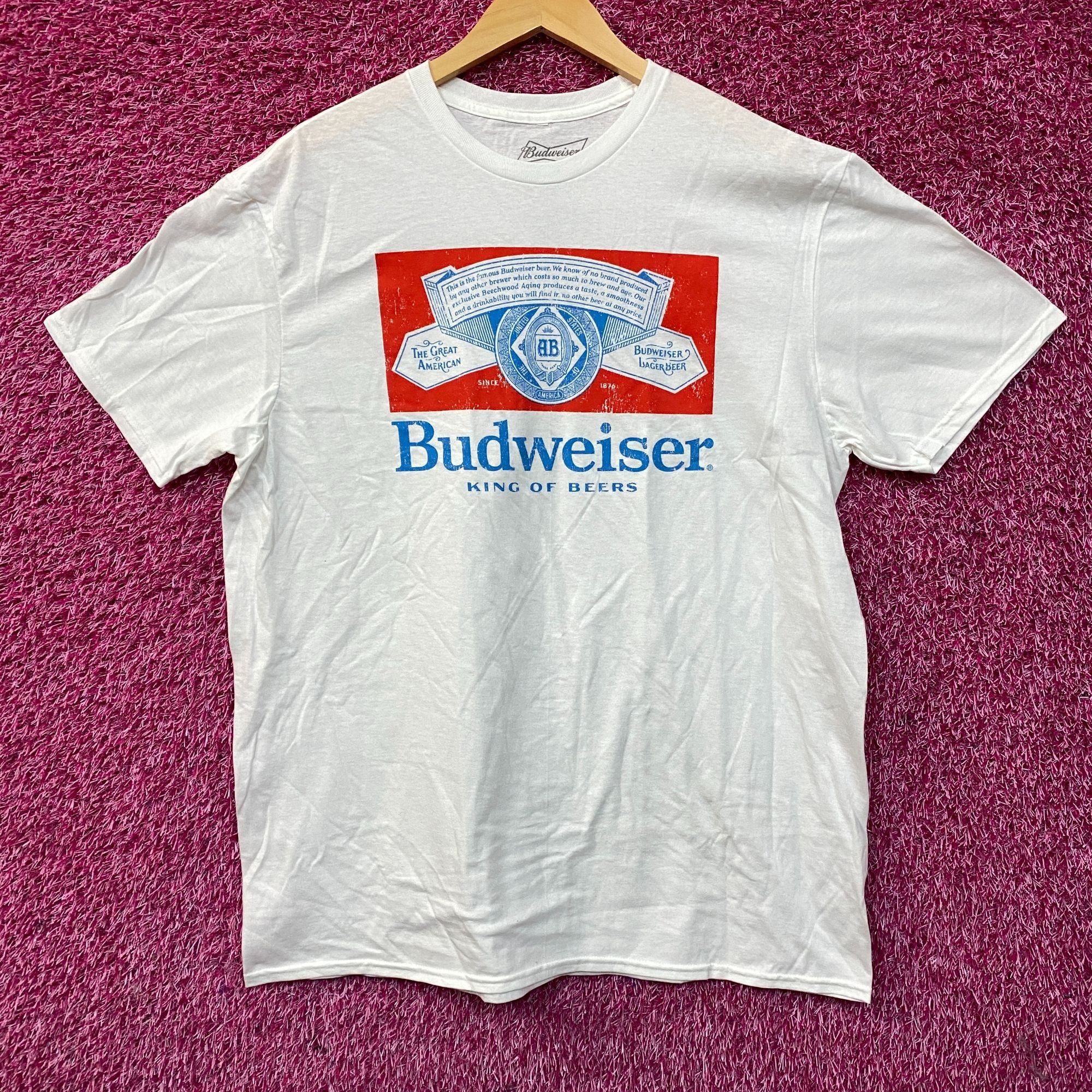 Budweiser Budweiser King Of Beers Vintage Style T-Shirt XL Size US XL / EU 56 / 4 - 1 Thumbnail