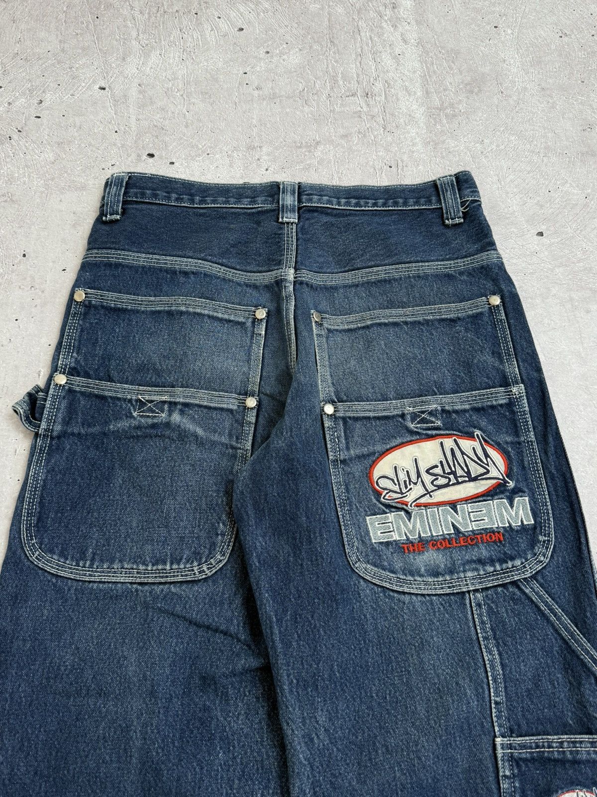 Vintage 90s Eminem Slim Shady Jnco Style Rap Baggy Jeans Y2K