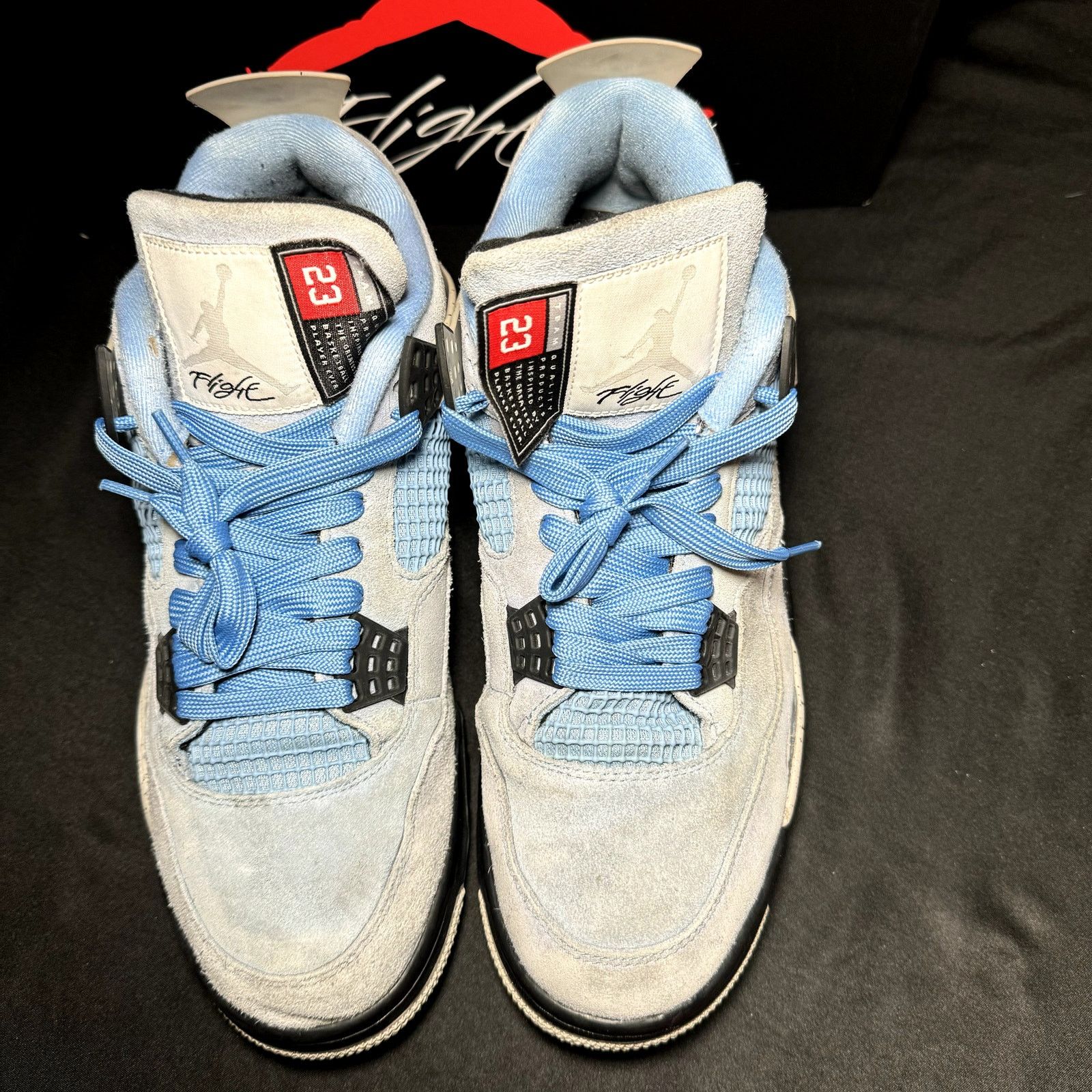 Jordan Brand × Nike Size 11 Nike Air Jordan 4 Retro University Blue Men's Shoes Size US 11 / EU 44 - 4 Thumbnail