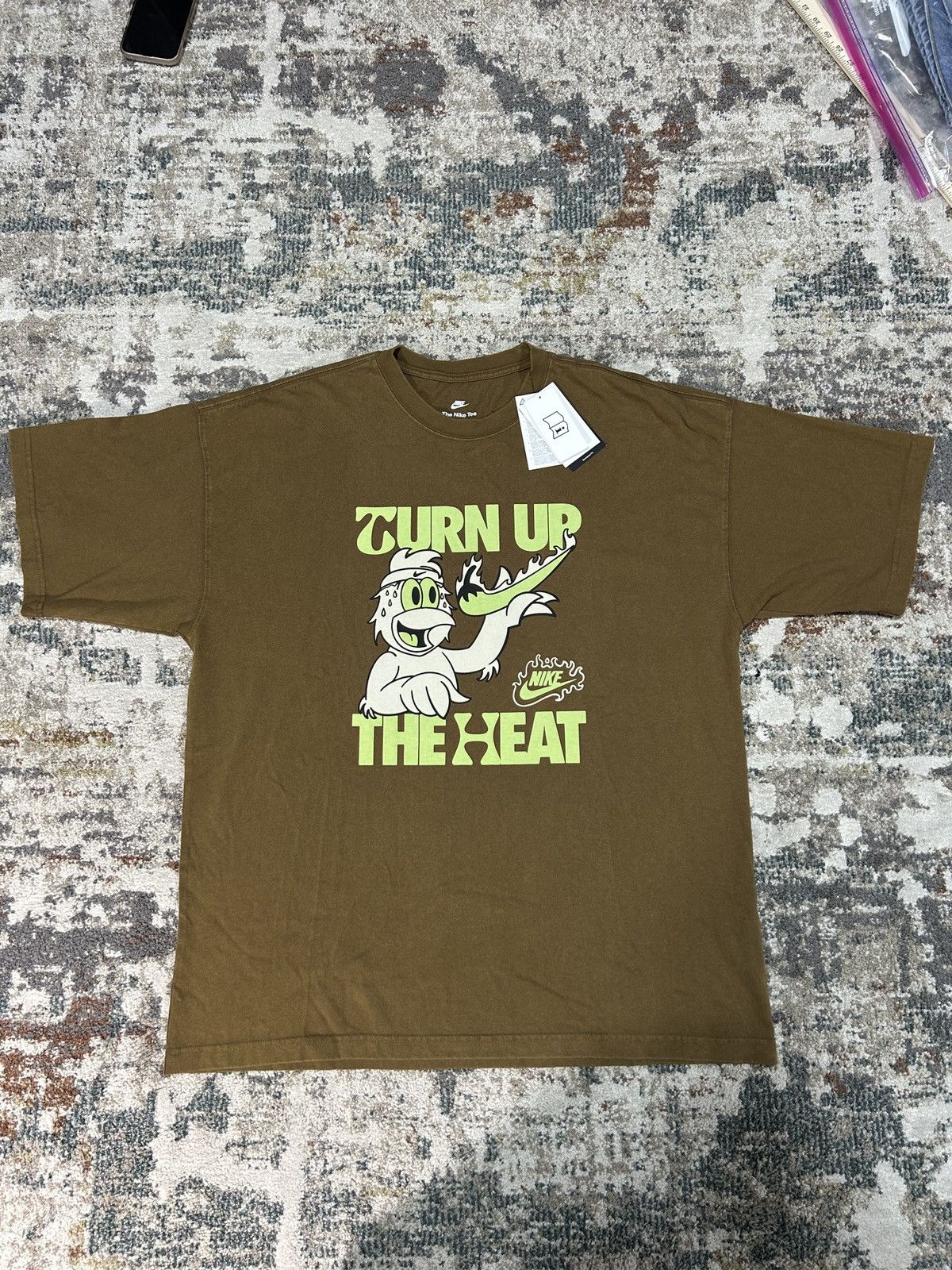Nike Nike Turn Up The Heat Tee Brown Unreleased Sample Size US L / EU 52-54 / 3 - 1 Thumbnail