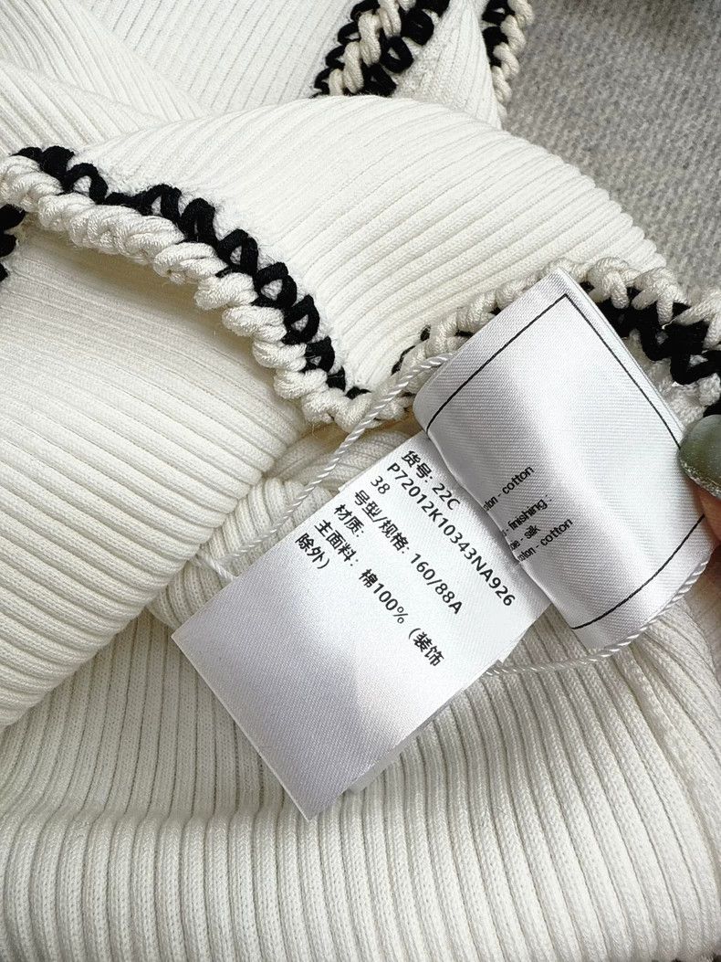 Chanel Chanel 22C early spring show white and black rolled-edged Size XS / US 0-2 / IT 36-38 - 7 Thumbnail