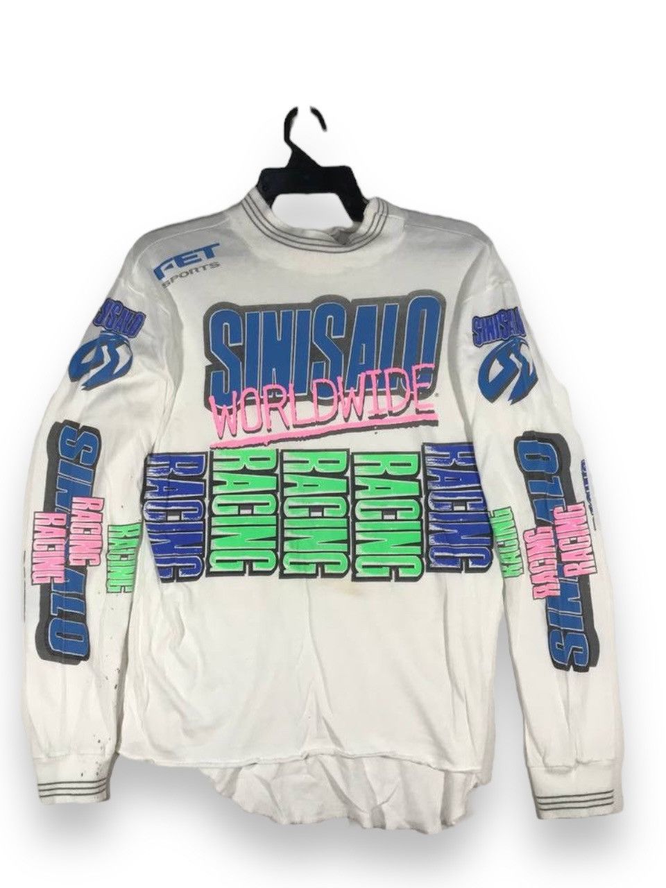 Vintage Vintage sinisalo racing motor cross scrambler Size US M / EU 48-50 / 2 - 1 Thumbnail