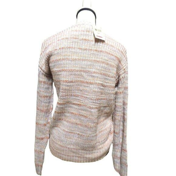 Lucky Brand Lucky Brand Marled-Knit Crewneck Sweater, Pink, Sz. M Size M / US 6-8 / IT 42-44 - 7 Thumbnail