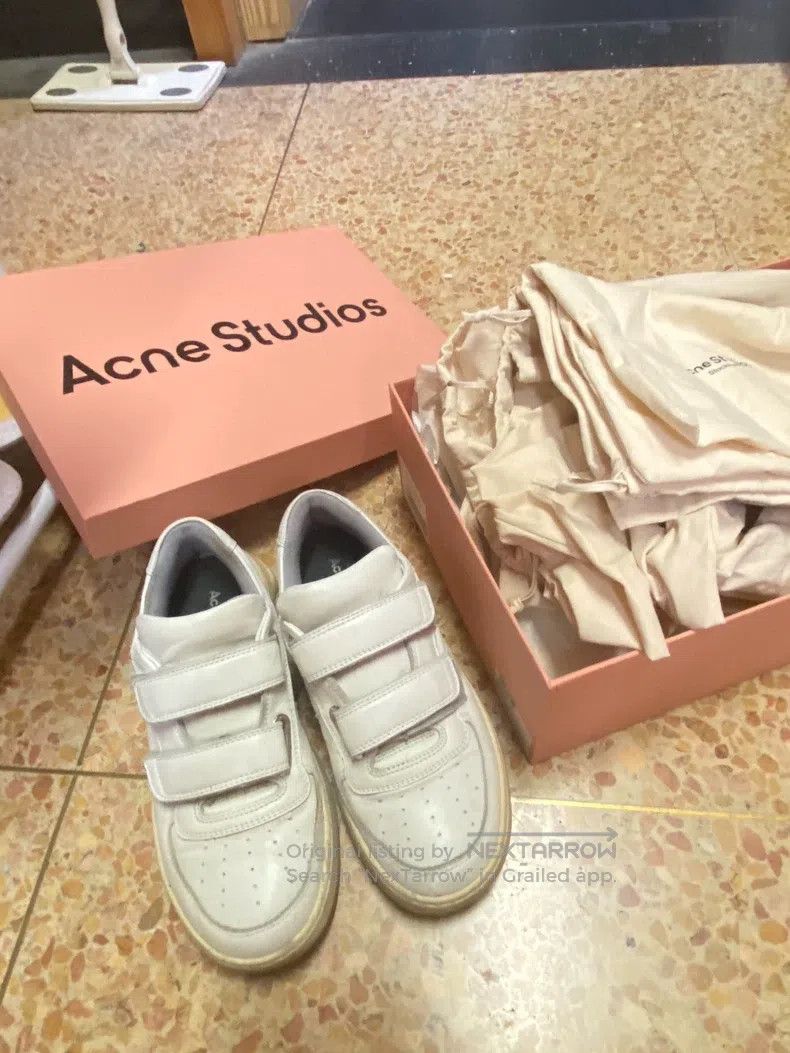 Acne Studios Acne Studios Vintage Style White Sneakers Size US 7.5 / IT 37.5 - 1 Thumbnail
