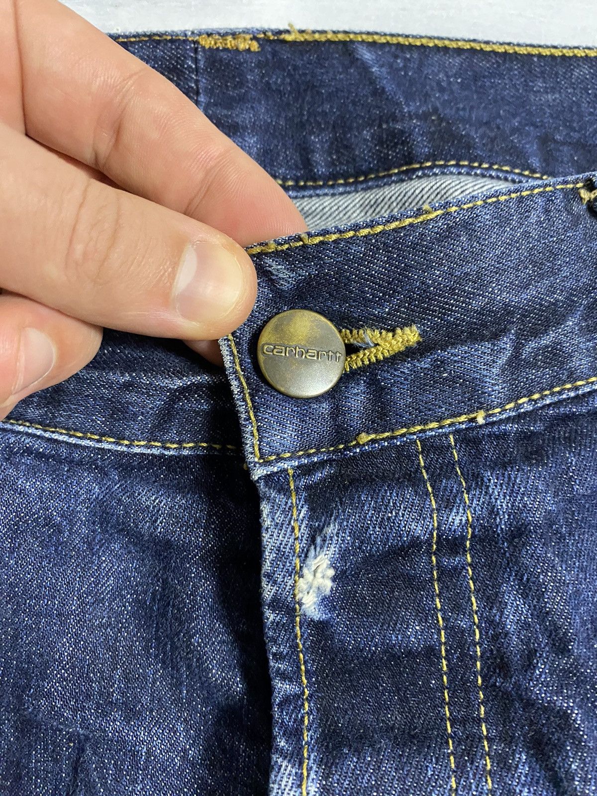 Carhartt Rare Vintage Pants Denim Jeans Carhartt y2k style. Size US 31 - 7 Thumbnail
