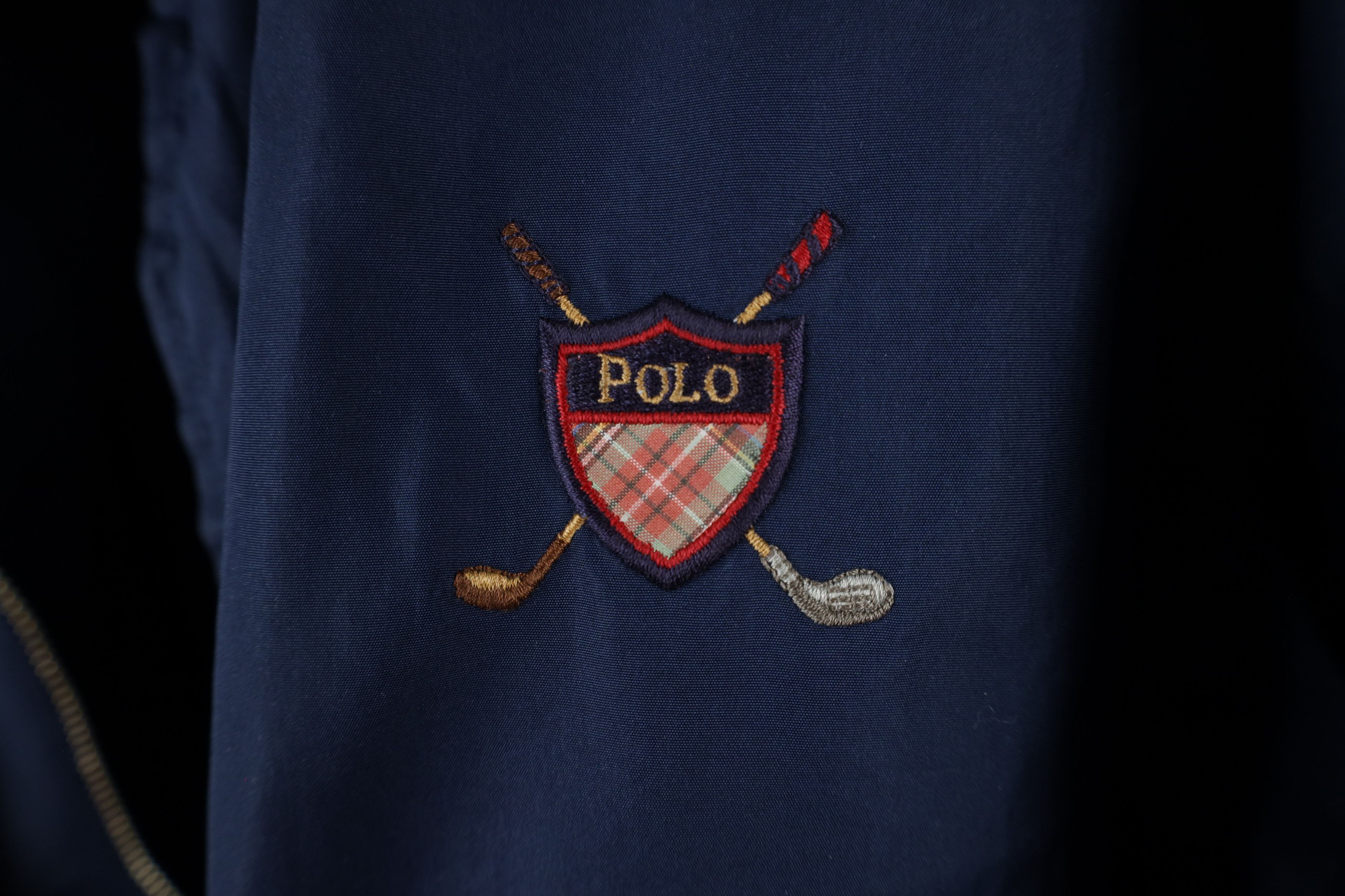 Ralph Lauren × Vintage Vtg 90s Polo Golf Ralph Lauren Windbreaker Jacket AS IS Size US L / EU 52-54 / 3 - 4 Thumbnail