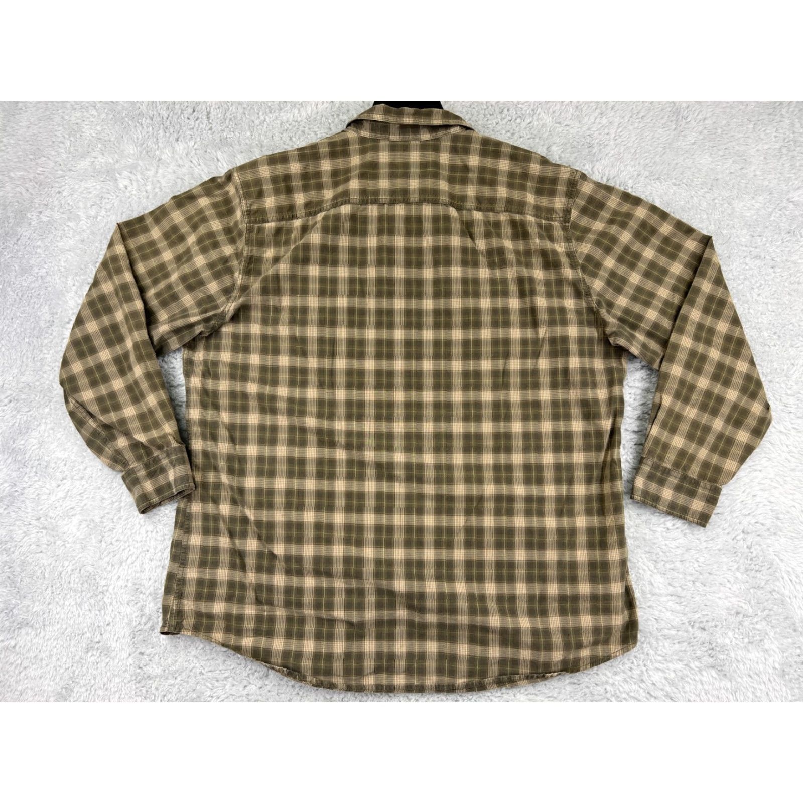Alife Outdoor Life Button-Up Shirt Men XL Yellow Plaid Cotton Short Sleeve Casual Workwear 2010s Size US XL / EU 56 / 4 - 2 Thumbnail