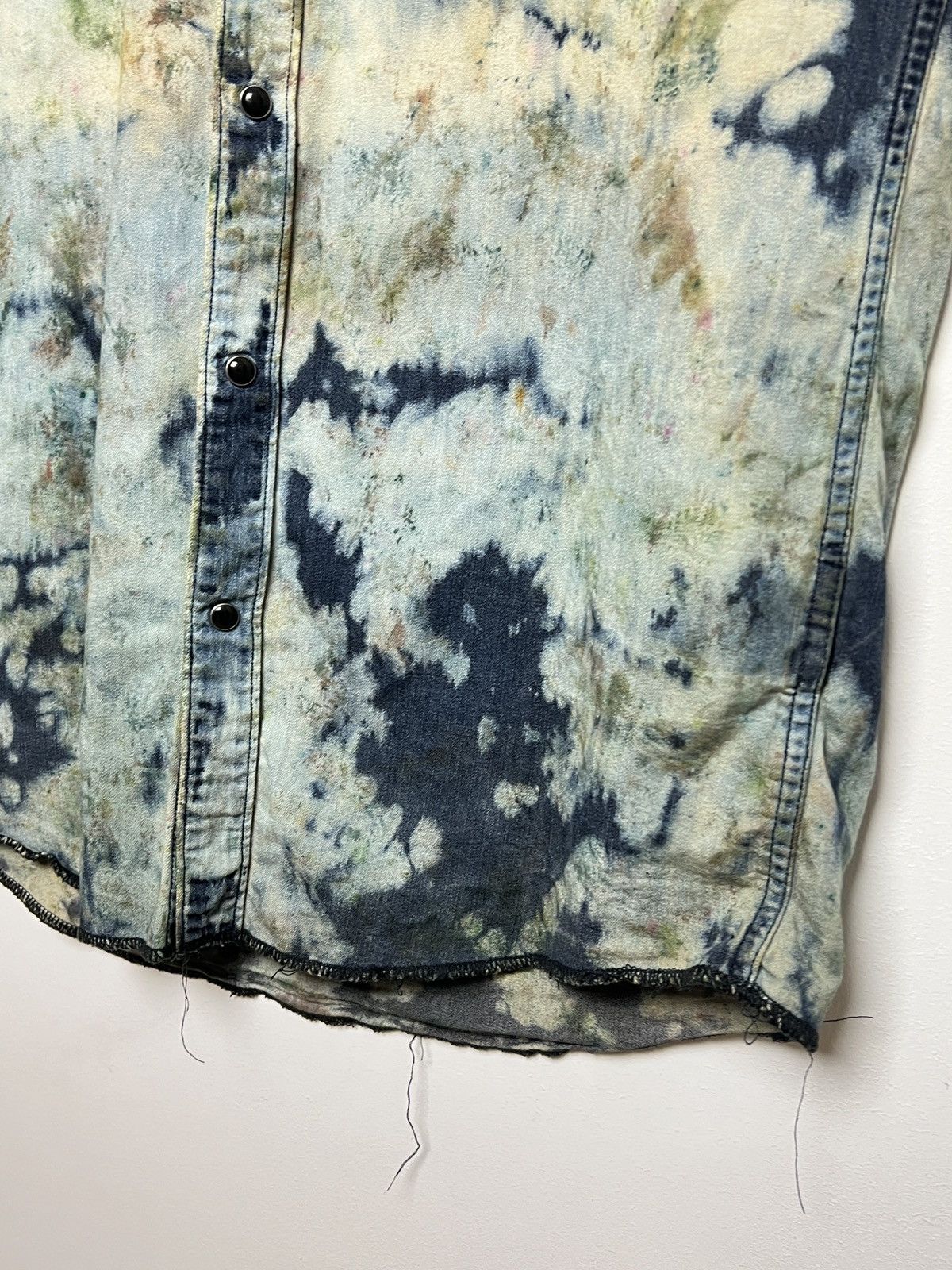 Acne Studios Vintage Acne Studios Denim Shirt Distressed Grunge opium Size US M / EU 48-50 / 2 - 7 Thumbnail