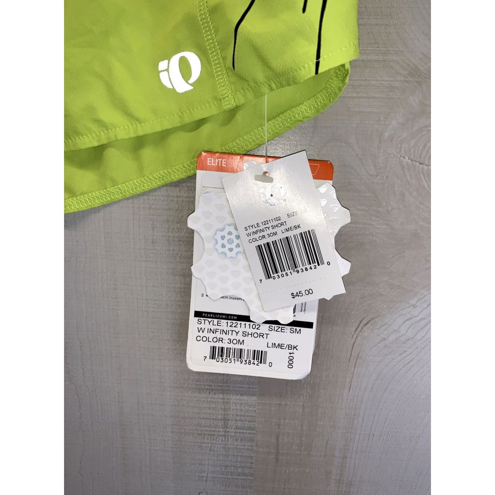PEARL iZUMi Pearl Izumi Elite Womens Lime Green Infinity Ativewear Short Size S NWT-7613 Size 28" / US 6 / IT 42 - 4 Thumbnail
