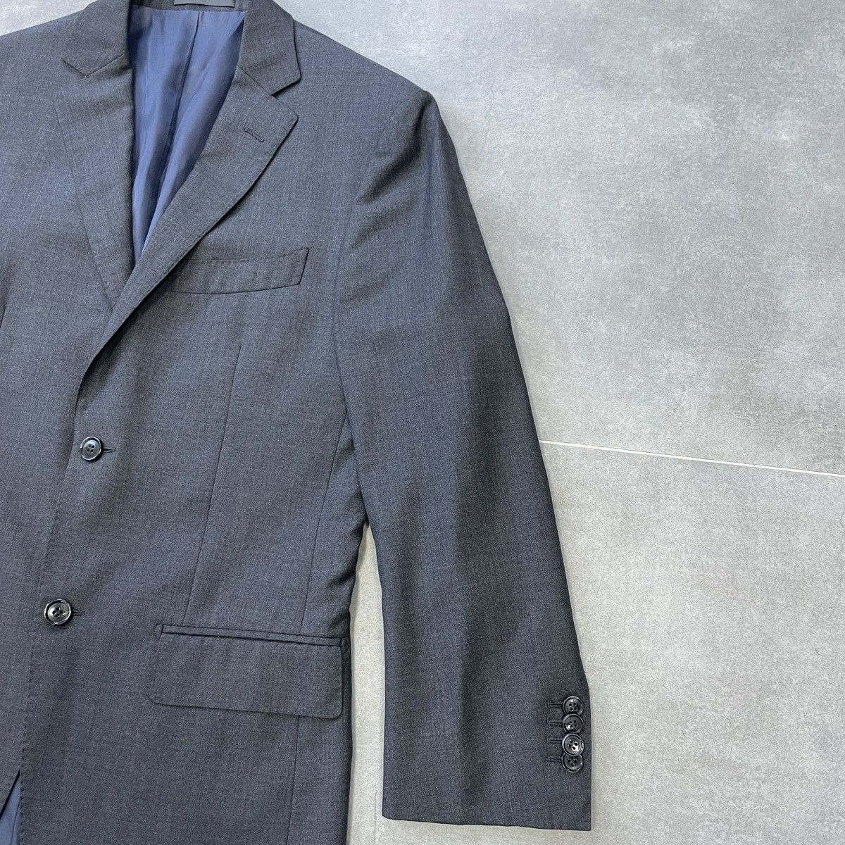 Suitsupply Suitsupply Wool Smart Suit Men Blazer 44R + Trousers Size 48 Size 44R - 5 Thumbnail