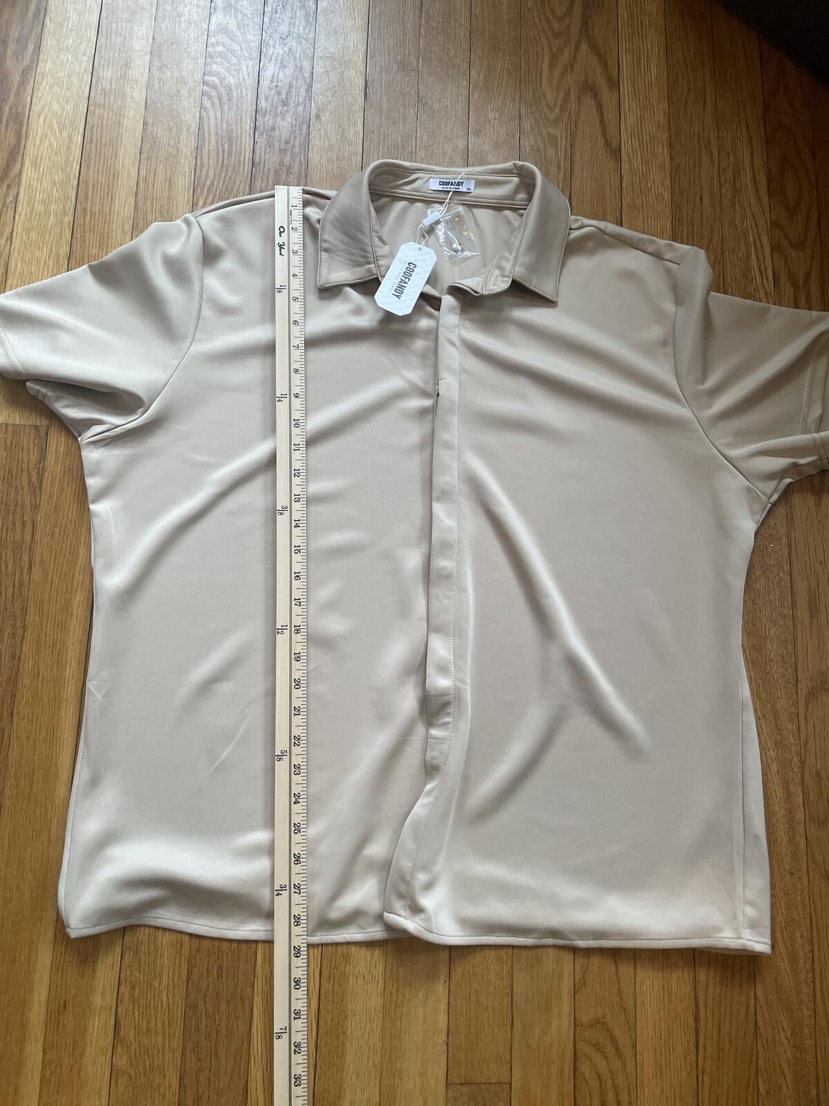 Other Coofandy Short Sleeve Button Down Shirt XXL New With Tags Size US XXL / EU 58 / 5 - 5 Thumbnail