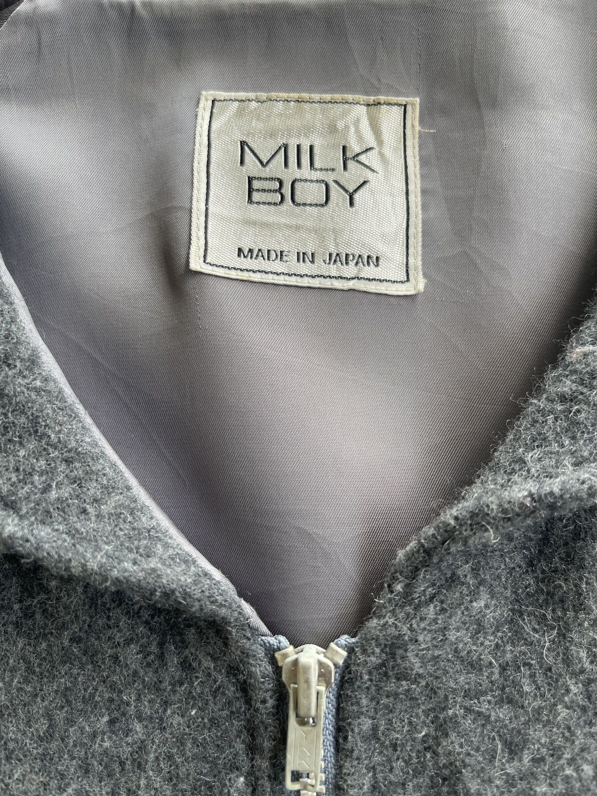 Japanese Brand 90s Milk Boy Japan Wool Jacket Size US L / EU 52-54 / 3 - 9 Thumbnail