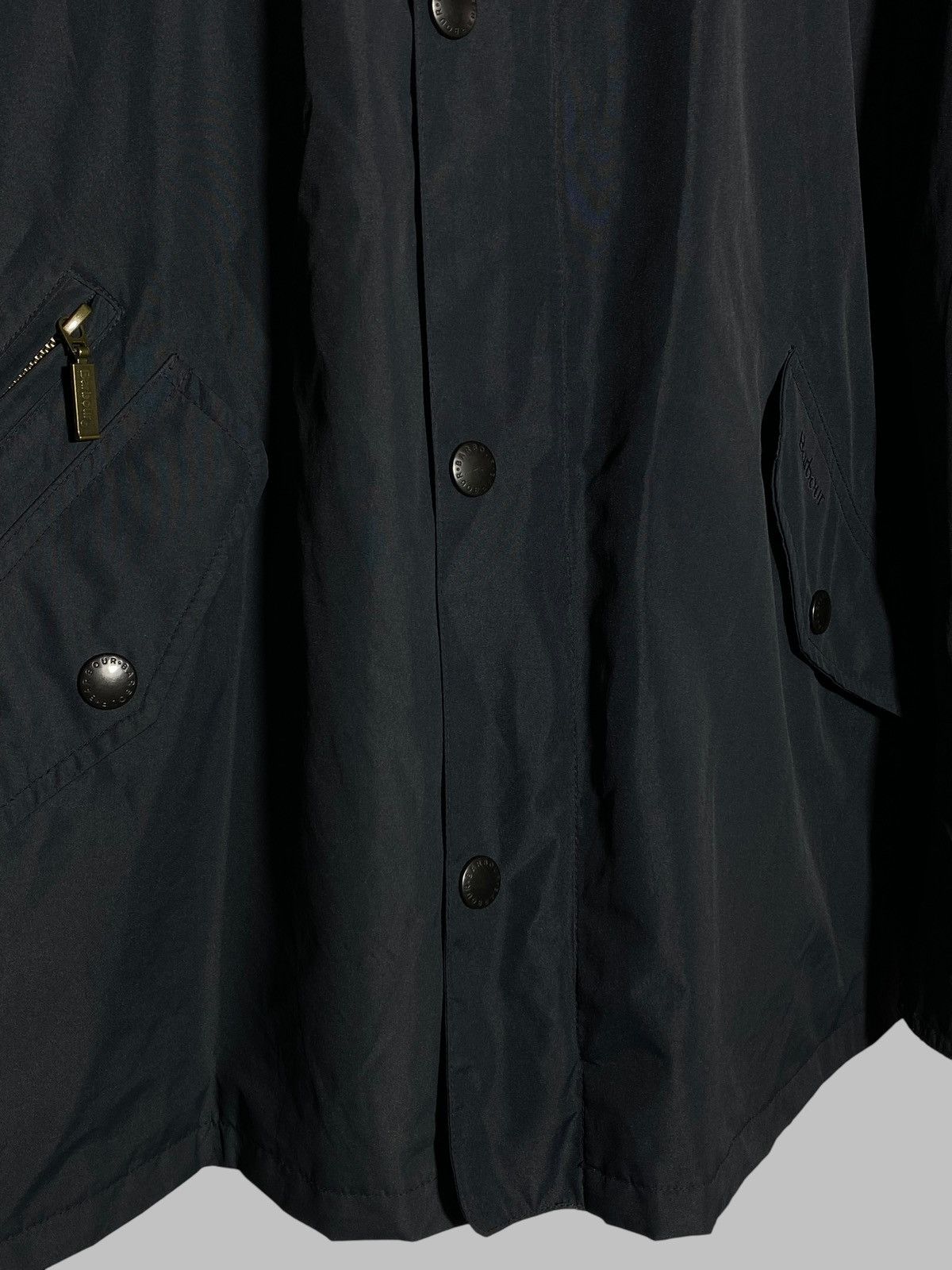 Barbour 🔥 BARBOUR INTL NAVY WINDBREAKER JACKET MOTO BRITISH ICON Size US XXL / EU 58 / 5 - 5 Thumbnail