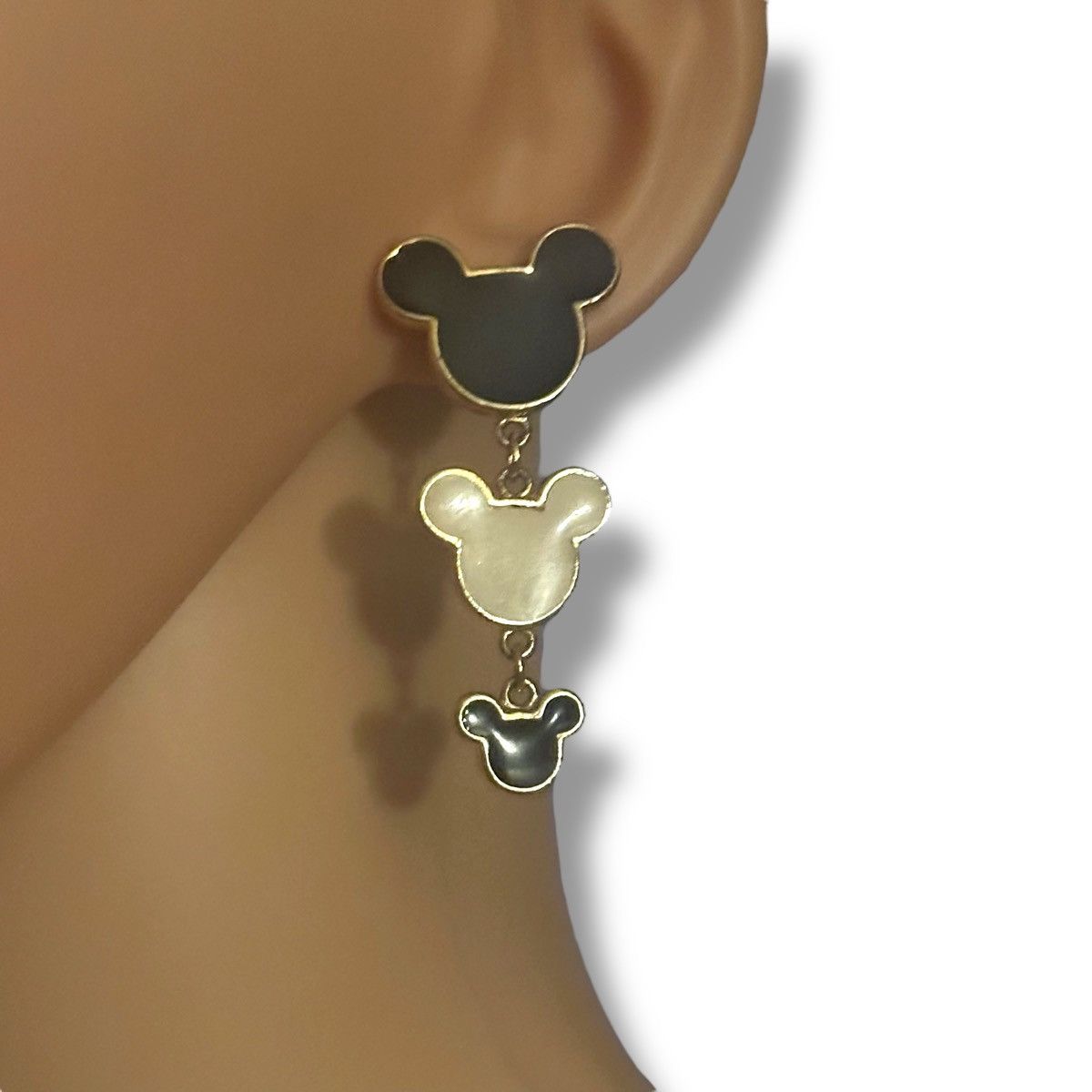 Disney Disney Mickey Mouse tiered dangle post earrings Size ONE SIZE - 3 Thumbnail