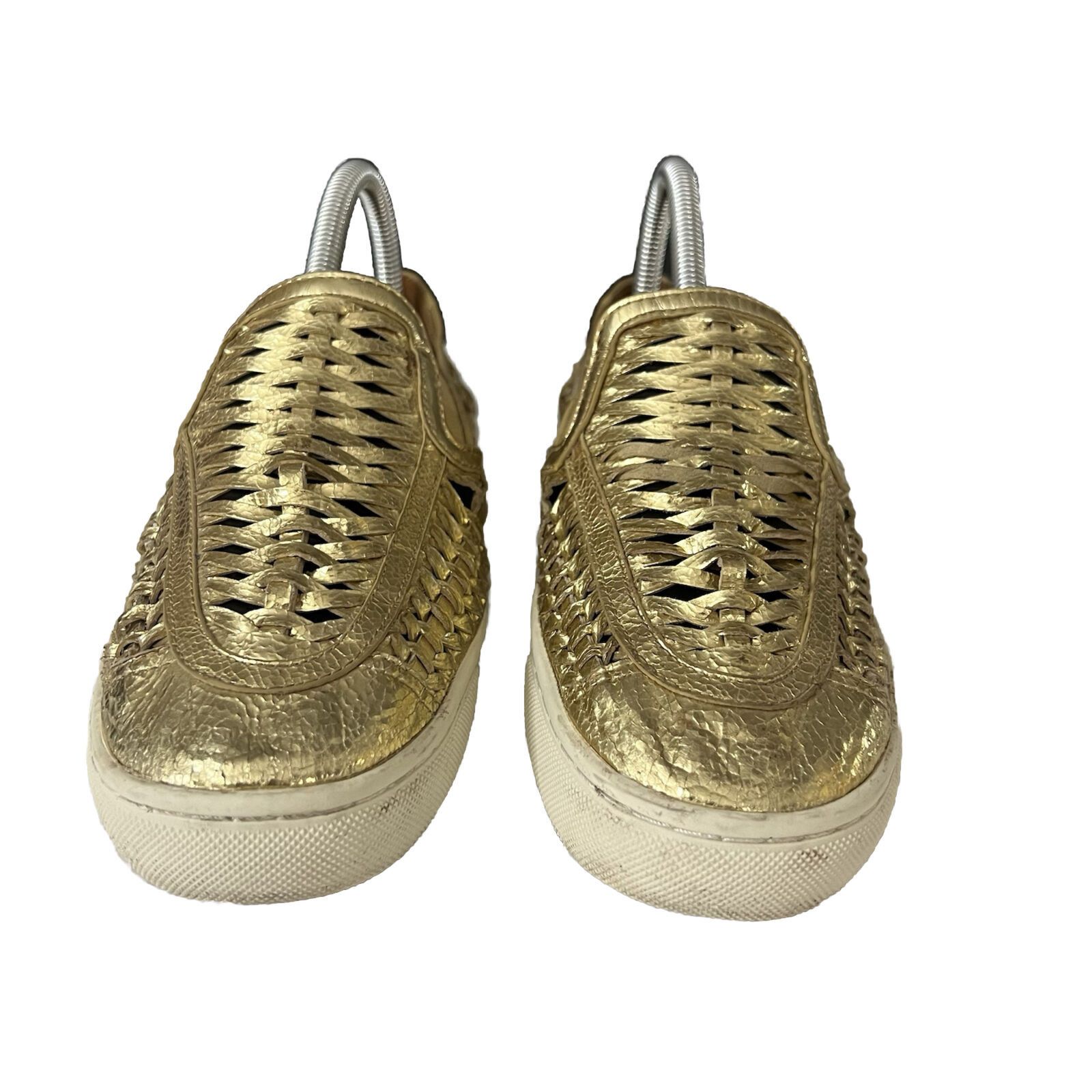 Tory Burch Tory Burch Huarache 2 Metallic Gold SlipOn Sneaker Womens 8M Size US 8 / IT 38 - 5 Thumbnail