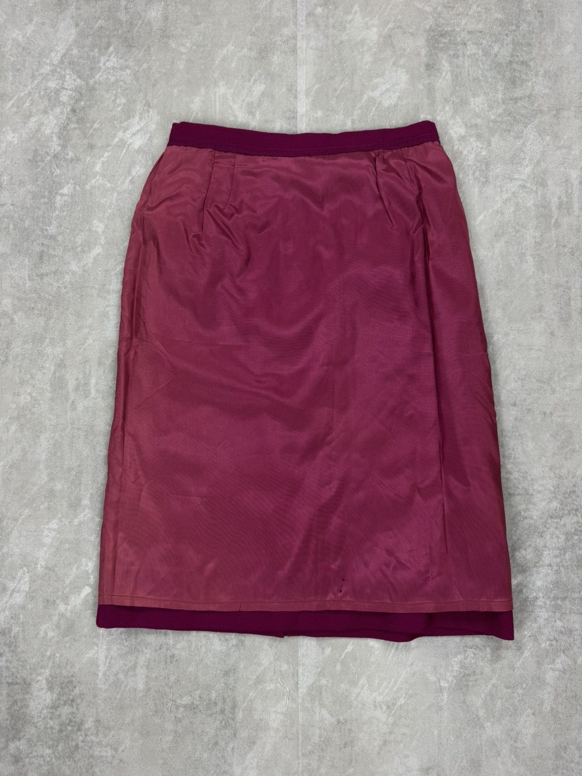 Other Michele Pure Wool pink skirt Vintage ILGWU made in USA Size 26" / US 2 / IT 38 - 9 Thumbnail