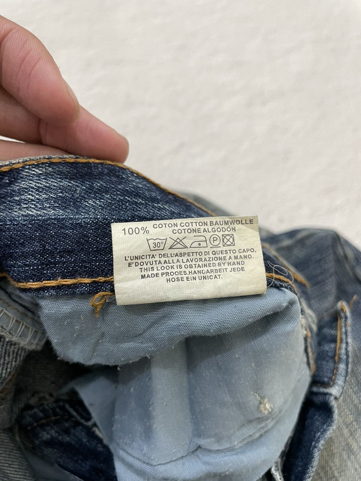 Japanese Brand 2000s Take Two Japan Bootcut Mudwash Denim Y2K Size US 28 / EU 44 - 5 Thumbnail