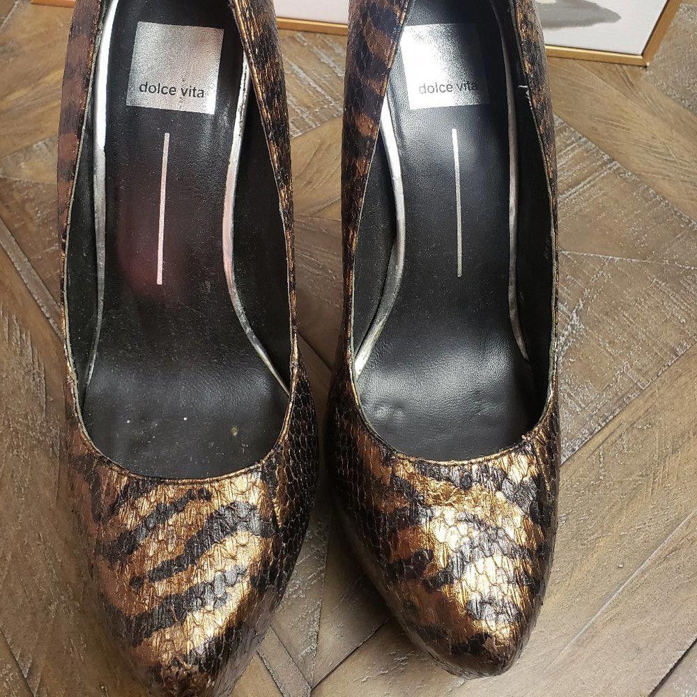 Designer Dolce Vita Platform Pumps Size US 9 / IT 39 - 3 Thumbnail