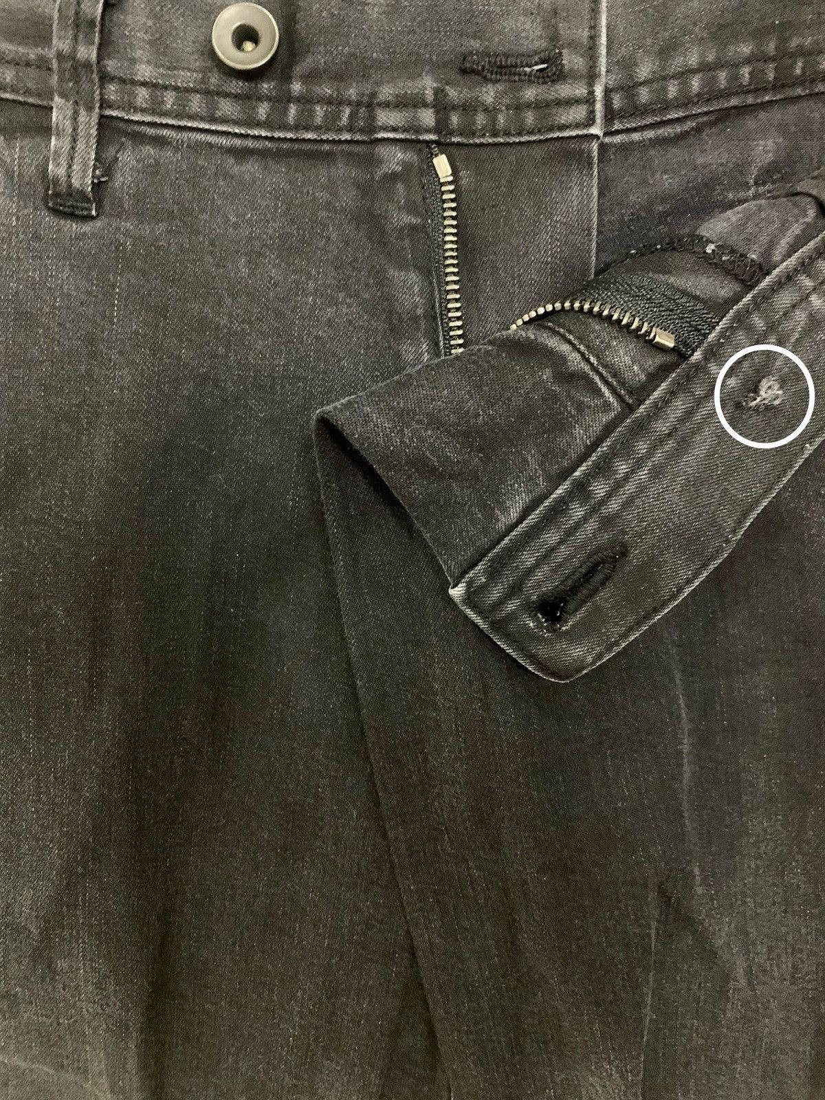 Julius JULIUS 9oz STRETCH DENIM - WASHED TUCK PANTS (FREE ACCESORY) Size US 30 / EU 46 - 4 Thumbnail