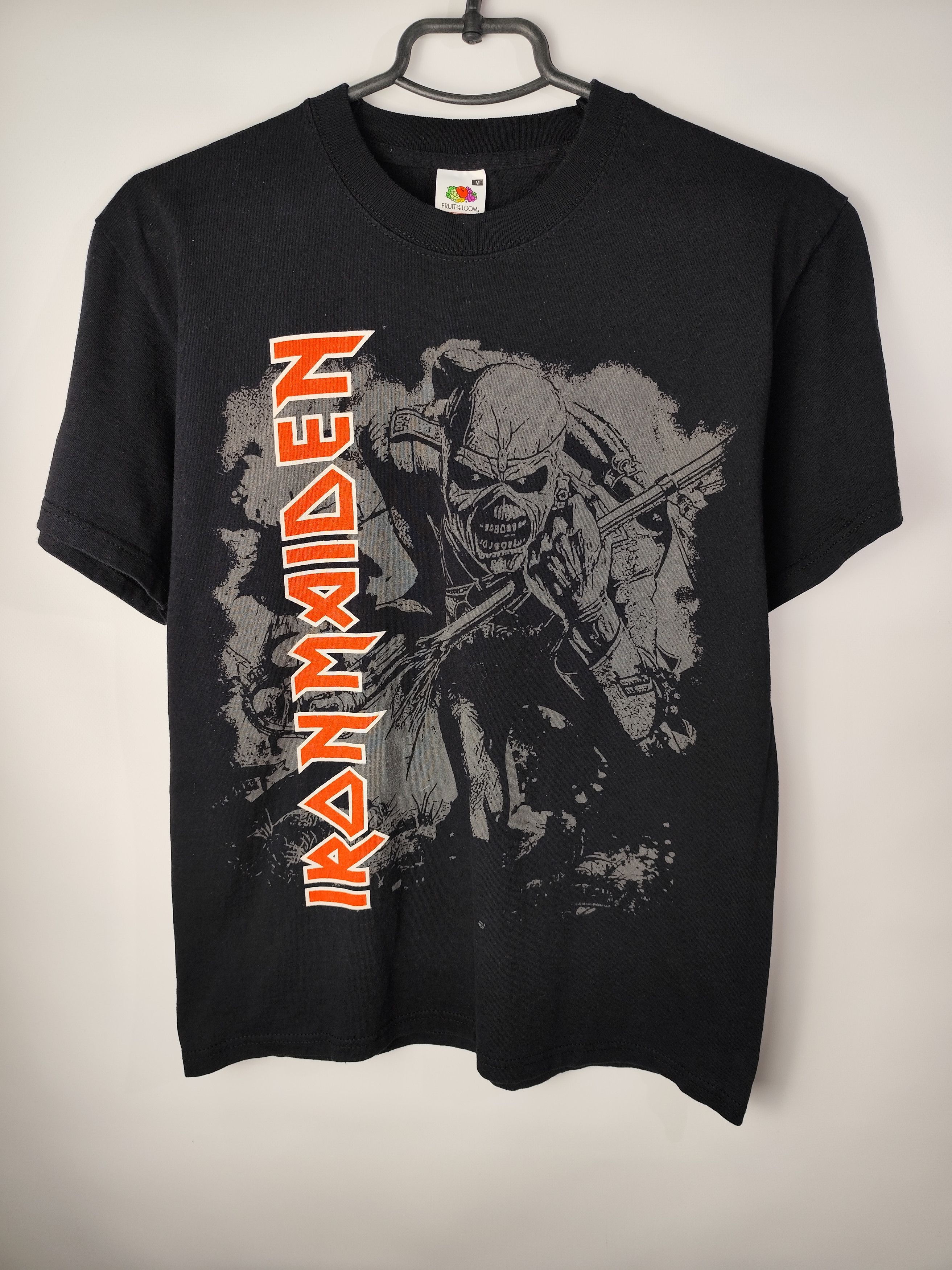 Streetwear music metal Iron Maiden vintage rock band tee