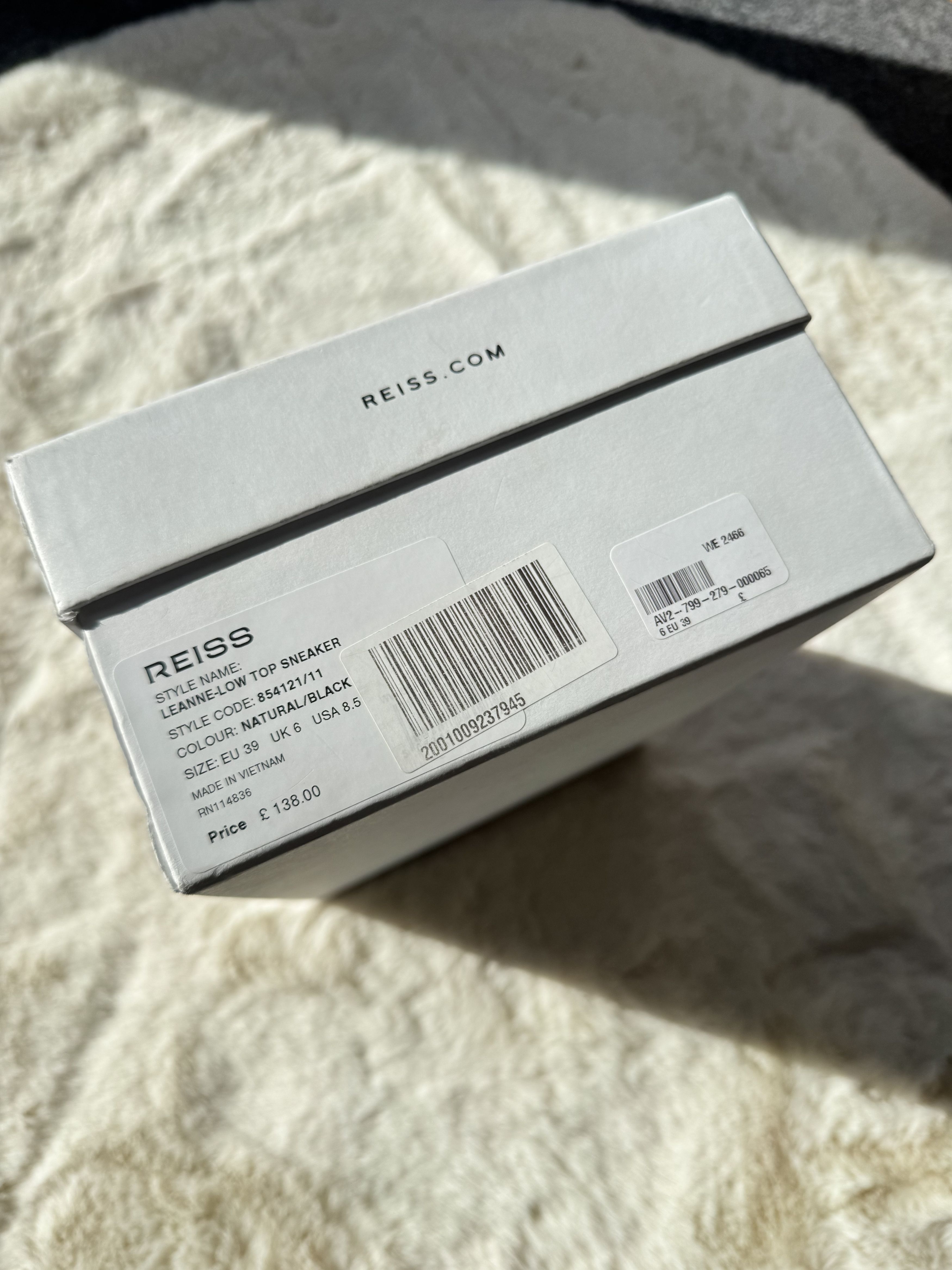 Reiss Reiss Women's Sneakers Leanne-Low Top Sneaker Size US 8.5 / IT 38.5 - 15 Thumbnail