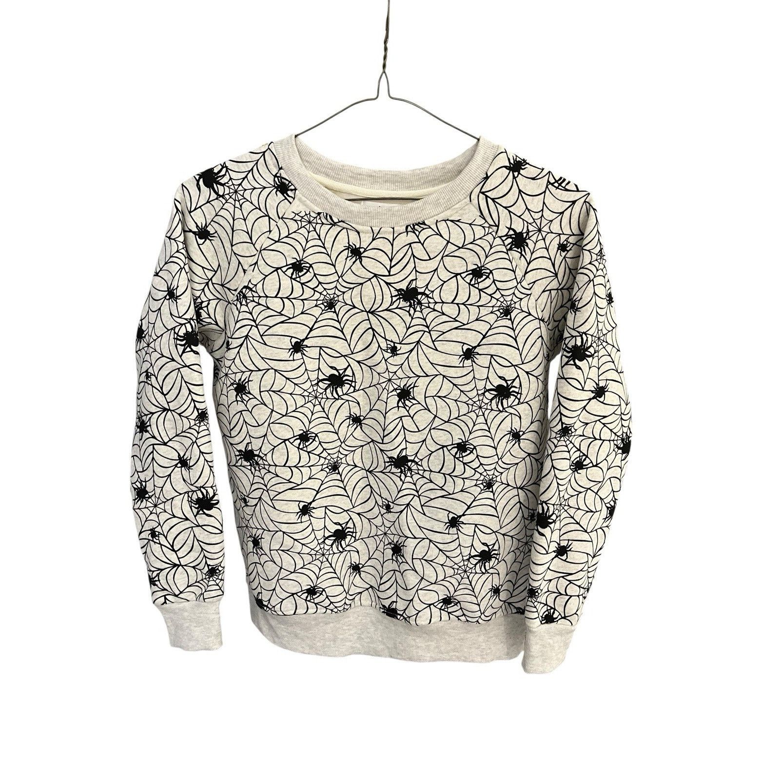 Other LA Soul Women’s S Spider Crew Neck Sweatshirt, Gray & Black Size XL / US 12-14 / IT 48-50 - 1 Thumbnail
