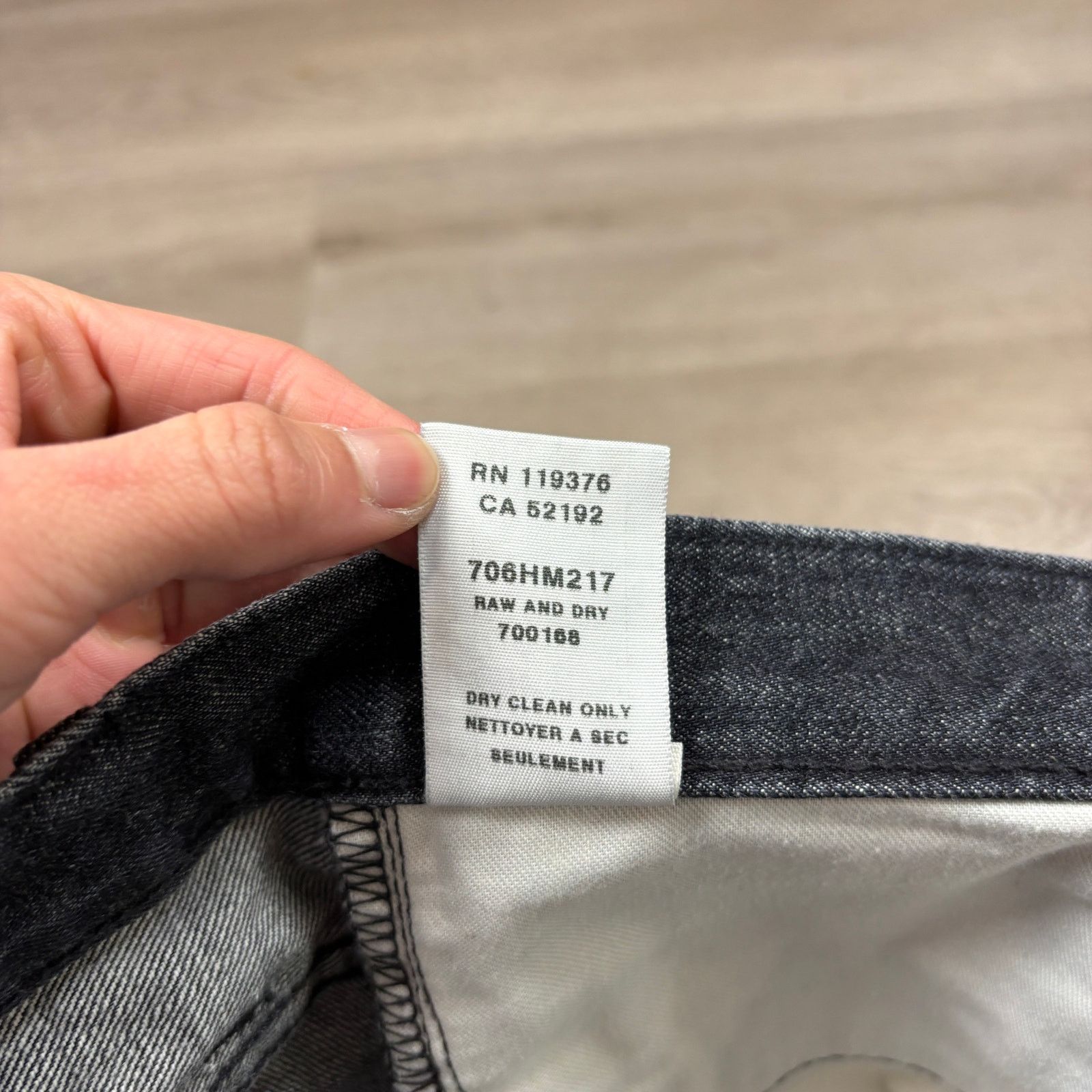 Helmut Lang Raw and Dry Denim 12.5 Shorts Jorts Men's 32