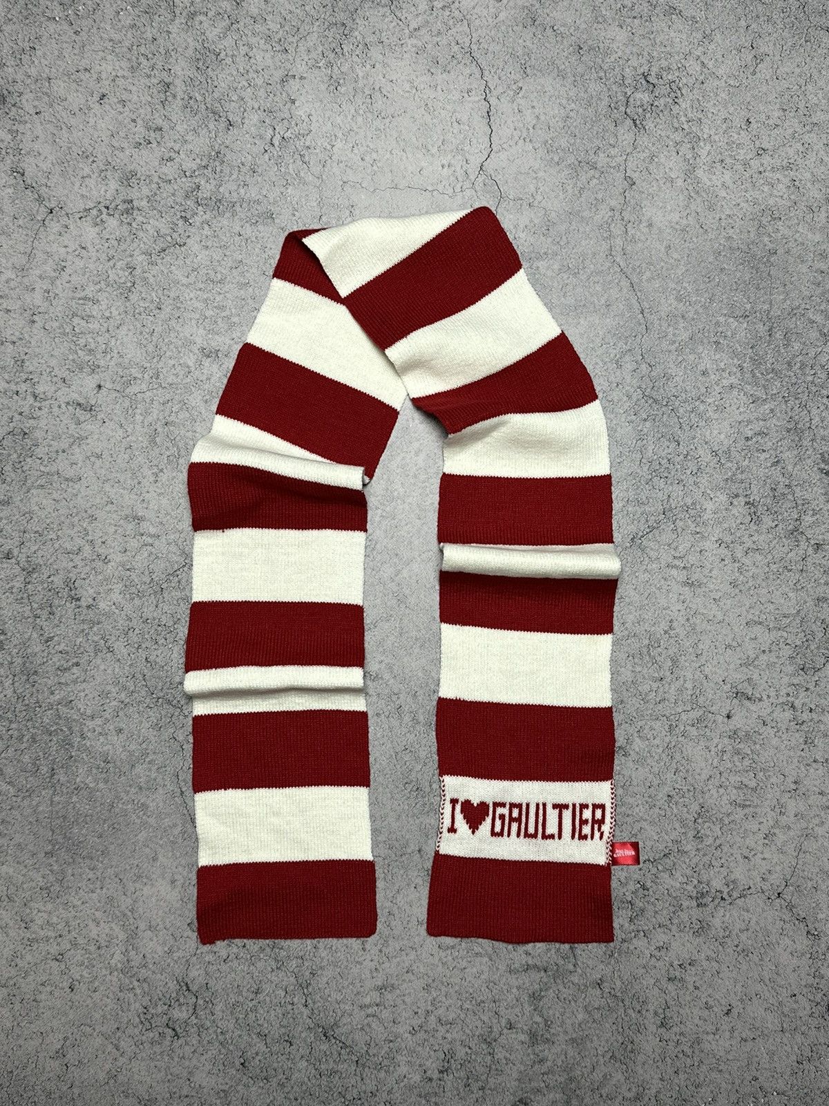Jean Paul Gaultier ❤️‍🔥Jean Paul Gaultier JPG Striped Scarf Unisex Size ONE SIZE - 1 Thumbnail