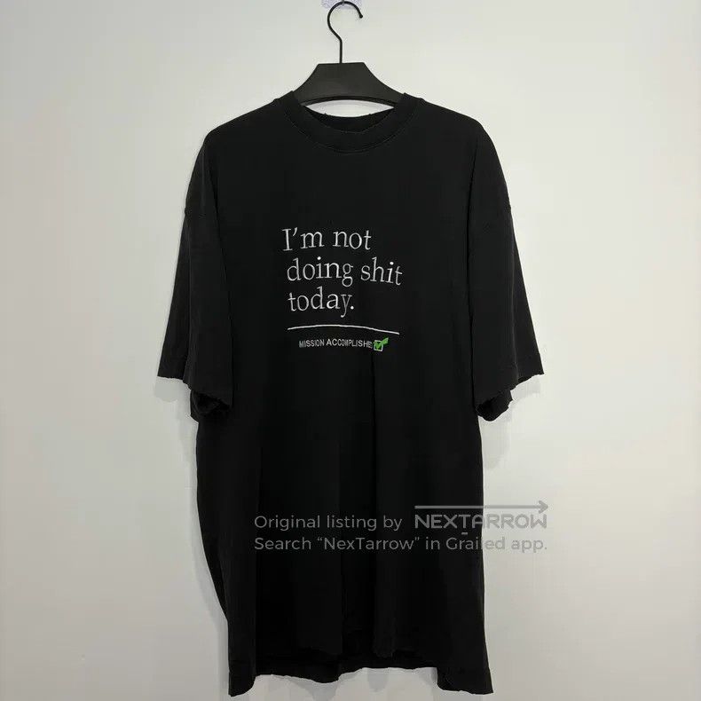 Vetements Vetements Washed Black Short Sleeve T-Shirt Size US XS / EU 42 / 0 - 1 Thumbnail