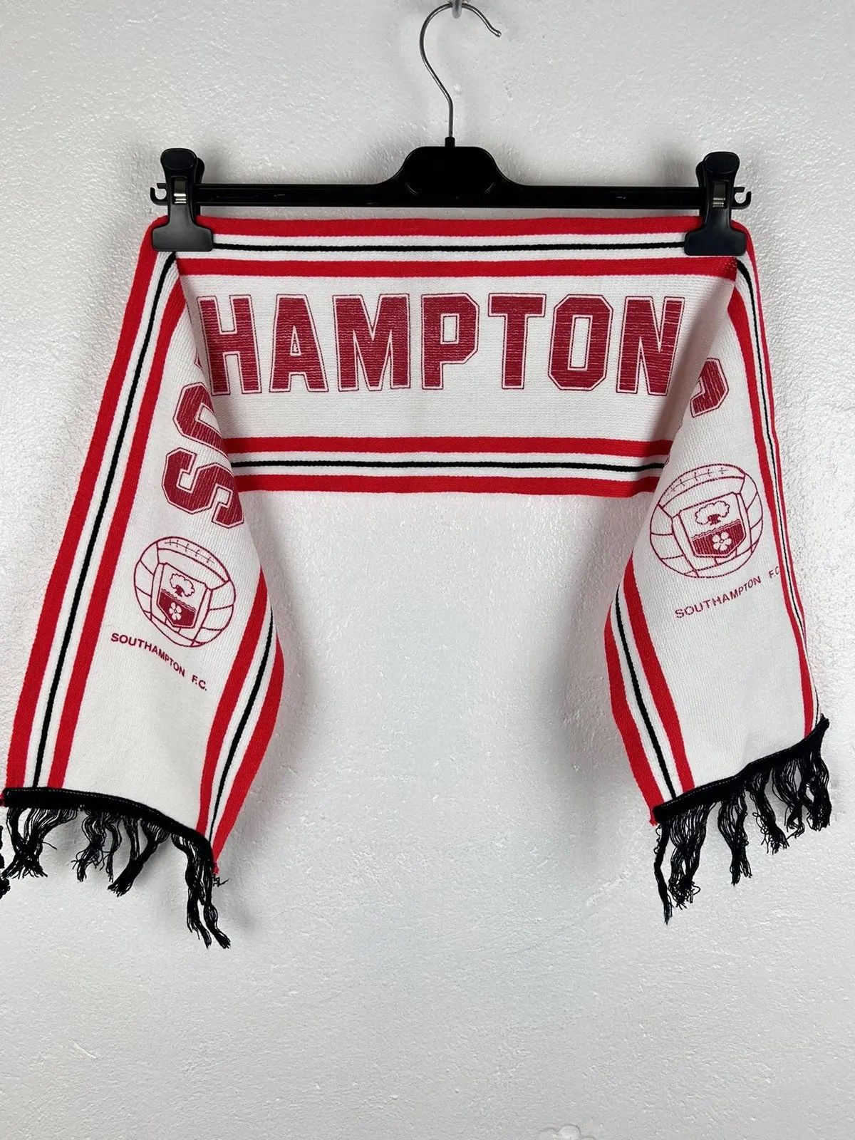 Vintage 90s Vintage Southampton FC Soccer Football Fanwear Scarf Size ONE SIZE - 7 Thumbnail
