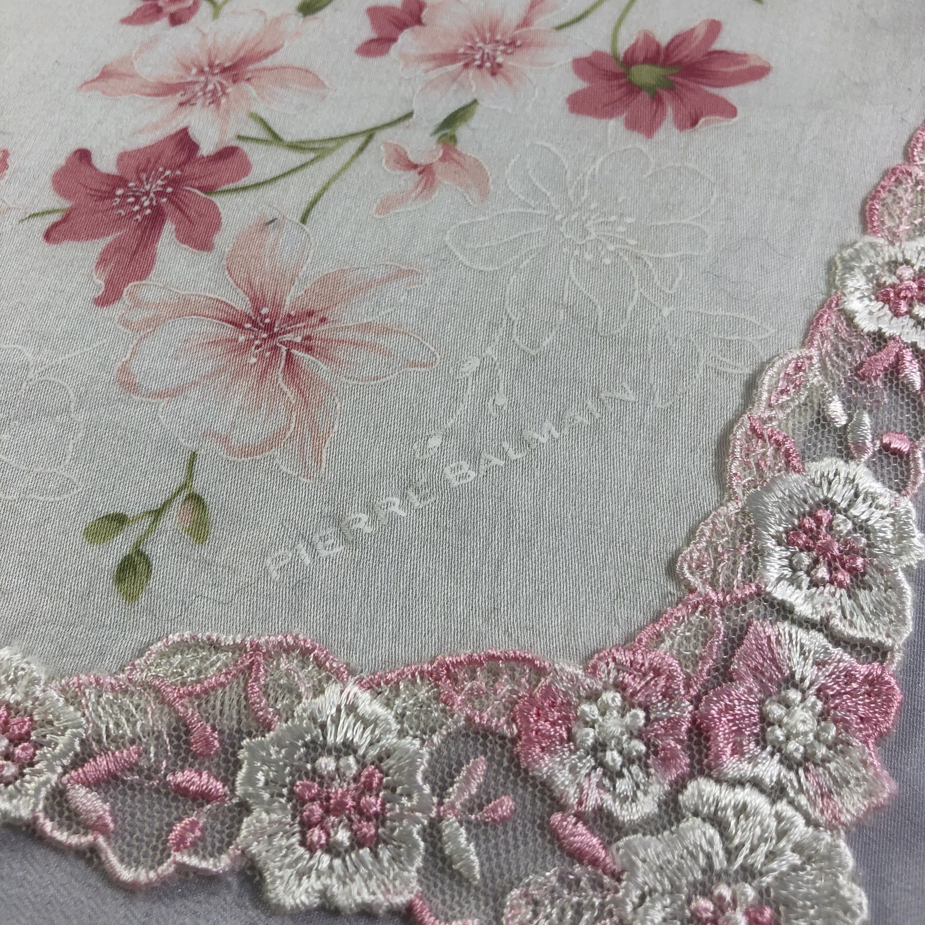 Pierre Balmain Pierre Balmain Floral Handkerchief Neckerchief Bandana H2117 Size ONE SIZE - 4 Thumbnail