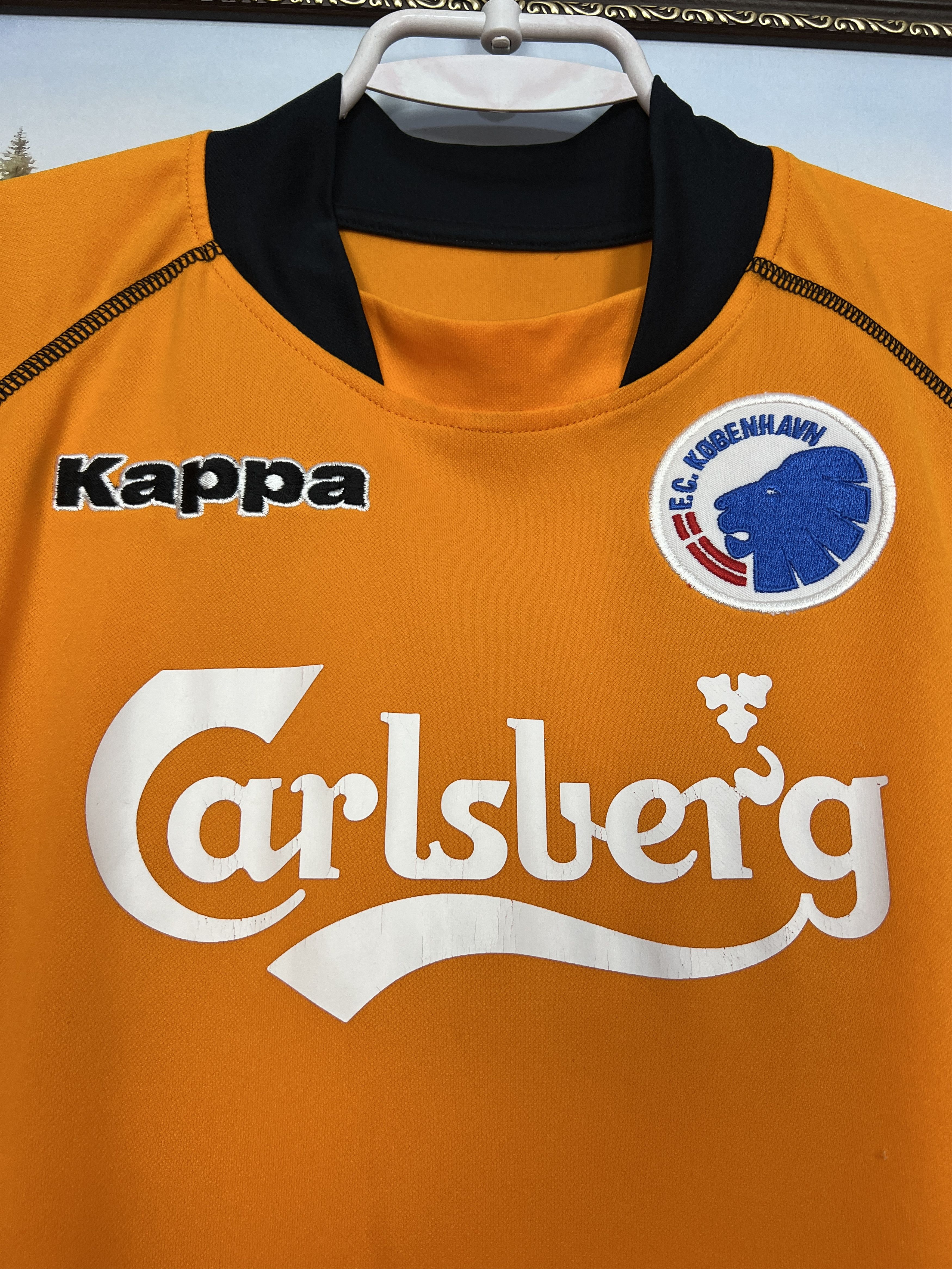 Kappa Kobenhavn Copenhagen football shirt Soccer Jersey Trikot Size US M / EU 48-50 / 2 - 3 Thumbnail