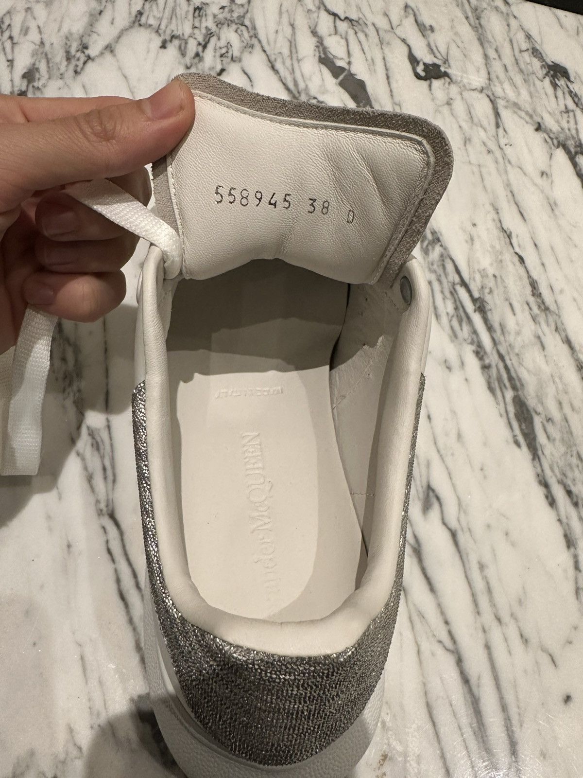 Alexander McQueen Alexander McQueen White Sneakers Size US 8 / IT 38 - 6 Thumbnail