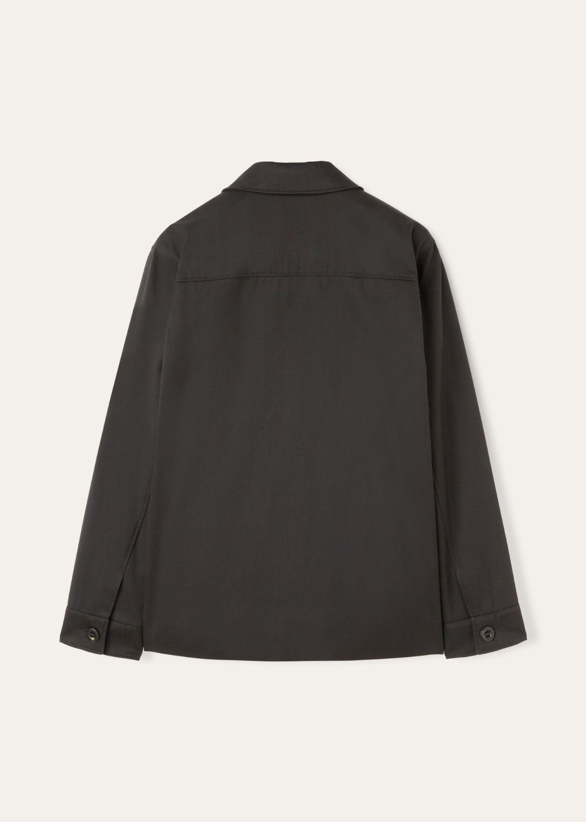 Loro Piana o1srvl11e0125 Cotton Twill Overshirt in Dark Grey Size US S / EU 44-46 / 1 - 2 Thumbnail