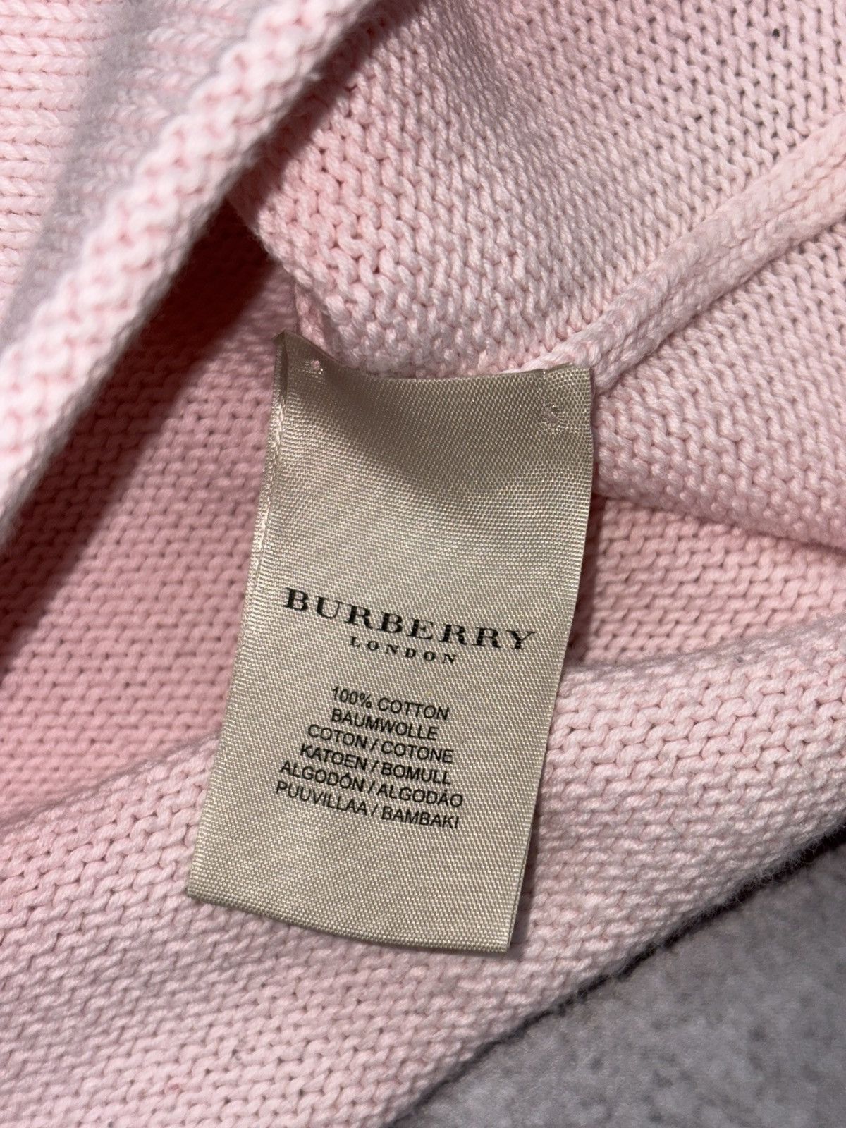 Burberry Burberry Brit Cropped Cardigan Sweater Cotton Women's size S Size S / US 4 / IT 40 - 8 Thumbnail