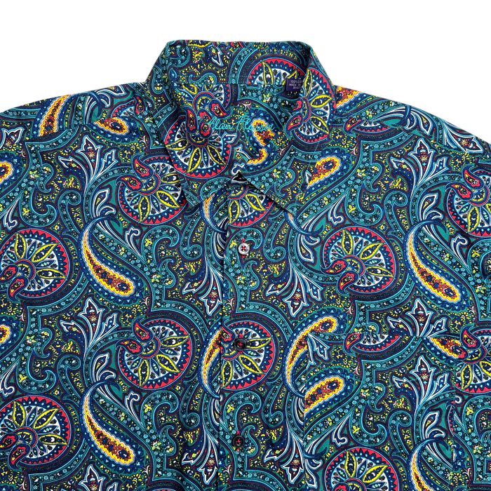 Alan Flusser Alan Flusser Bold Colorful Vibrant Paisley Shirt | Grailed