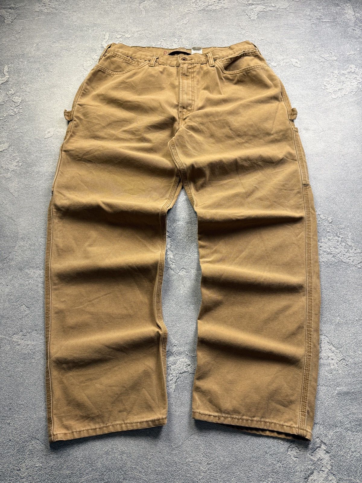Levi's Crazy Vintage 90s Levis Work Cargo Jeans Size US 38 / EU 54 - 2 Thumbnail